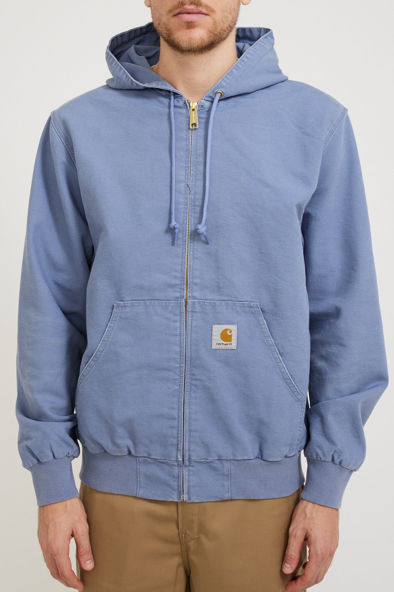 Carhartt WIP | Active Jacket Bay Blue Aged Canvas | Maplestore