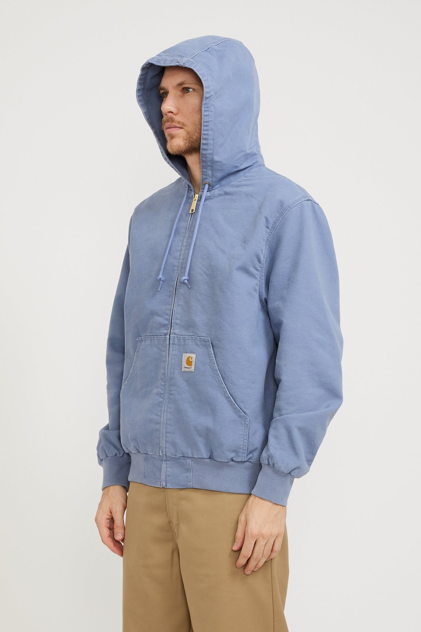 Carhartt WIP | Active Jacket Bay Blue Aged Canvas | Maplestore