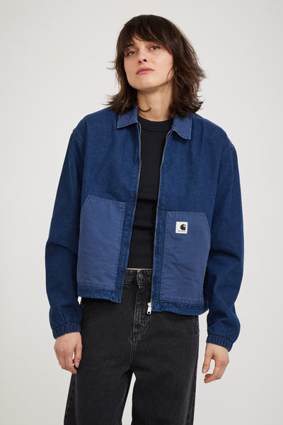 Carhartt WIP | Women's Alma Jacket Blue Stone Washed | Maplestore