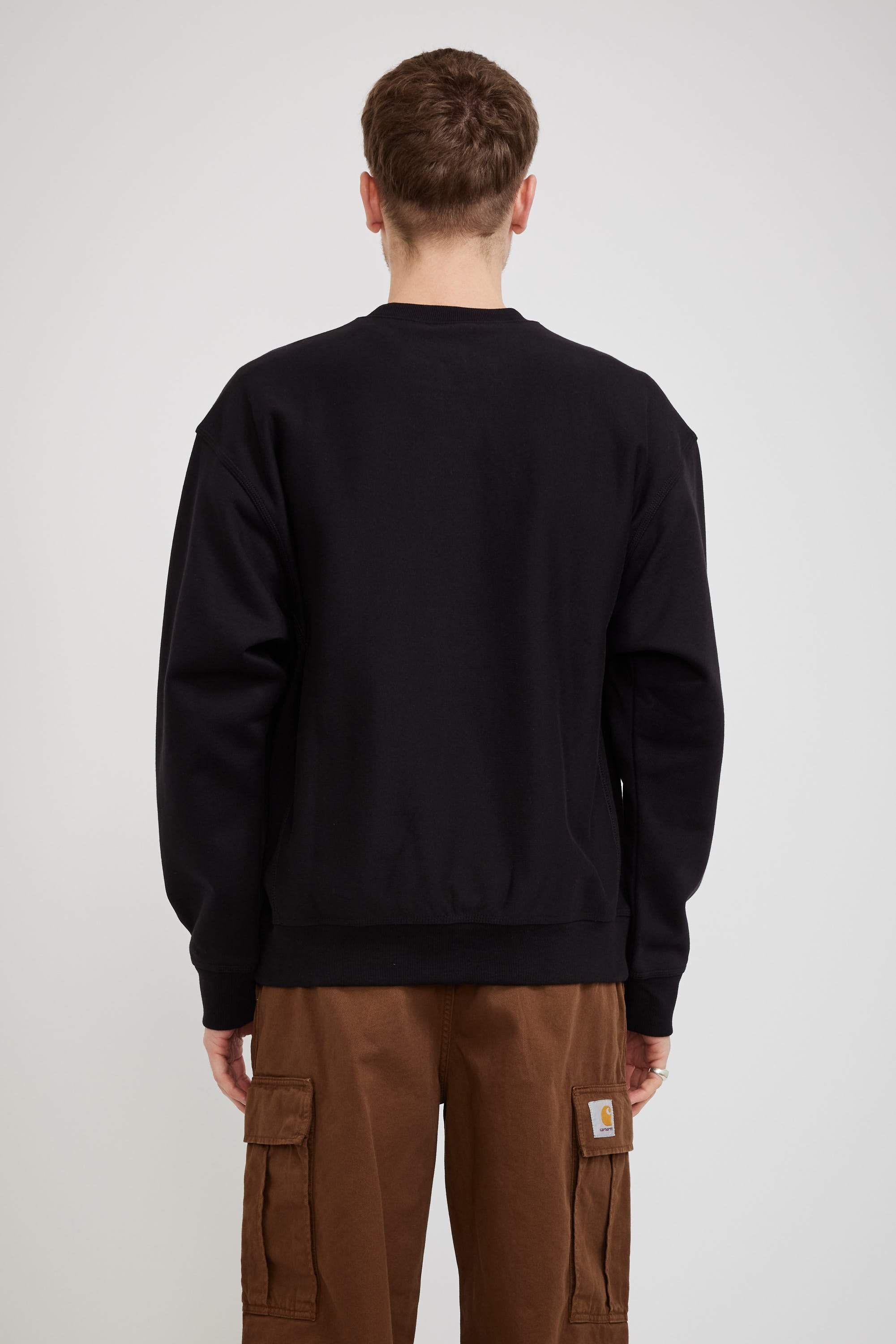 Carhartt WIP | American Script Sweat Black | Maplestore