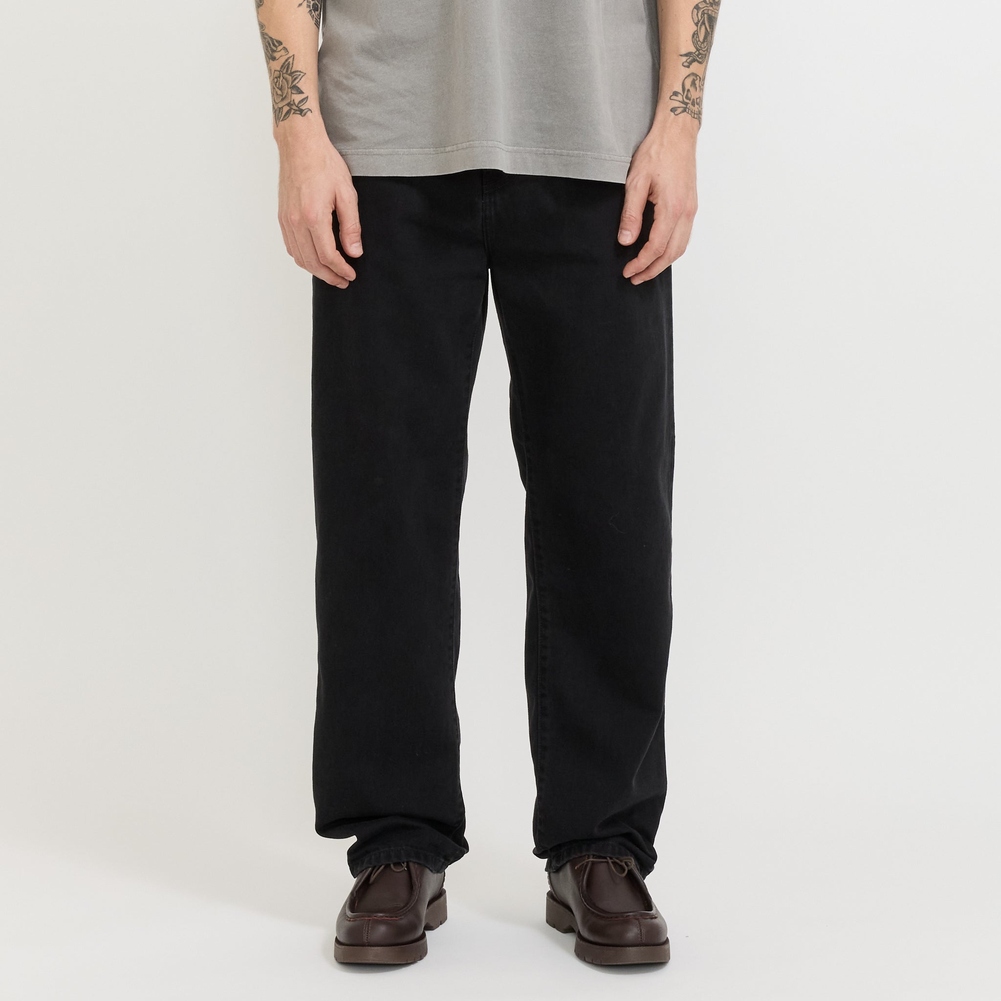Aaron Pant Black Stone Washed
