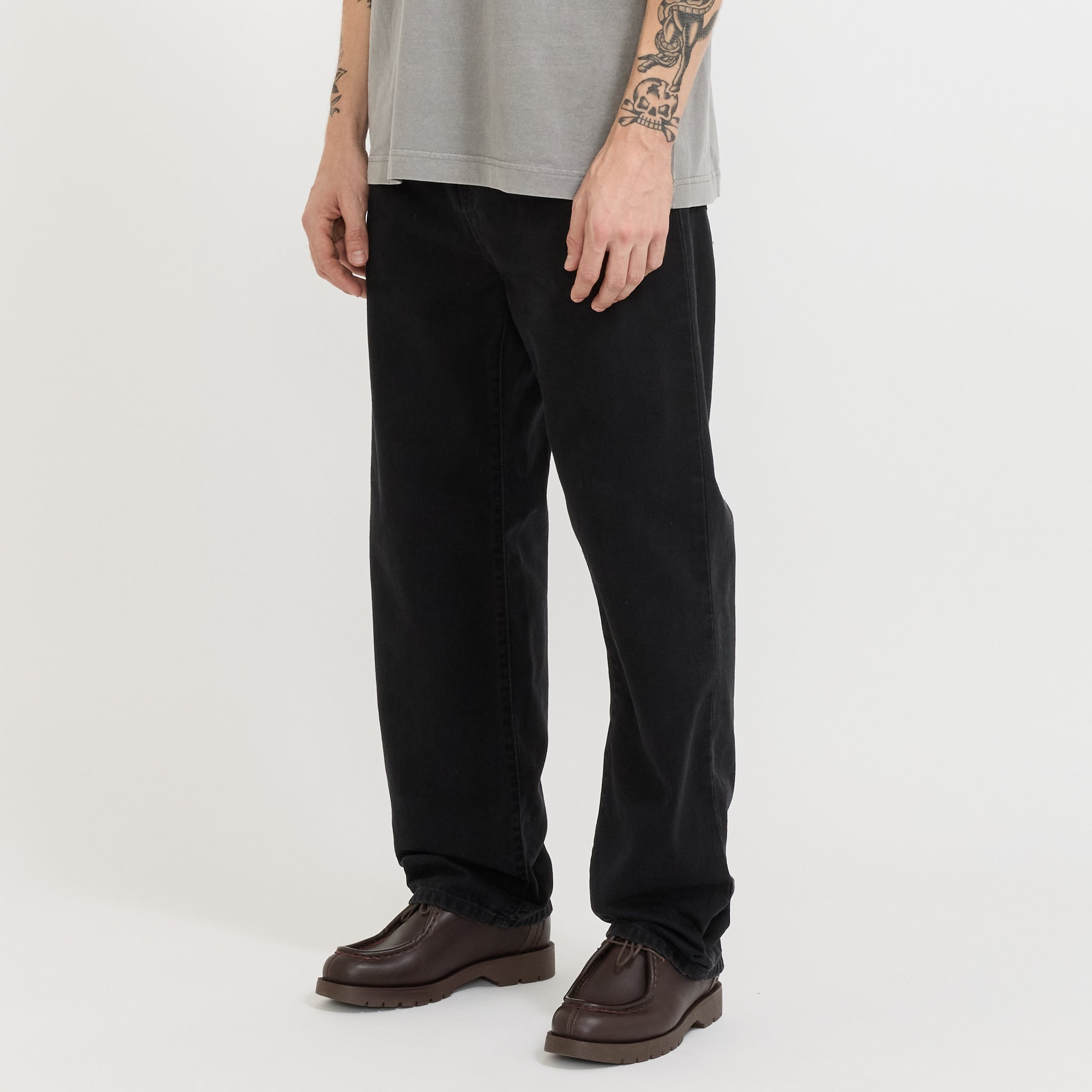 Aaron Pant Black Stone Washed