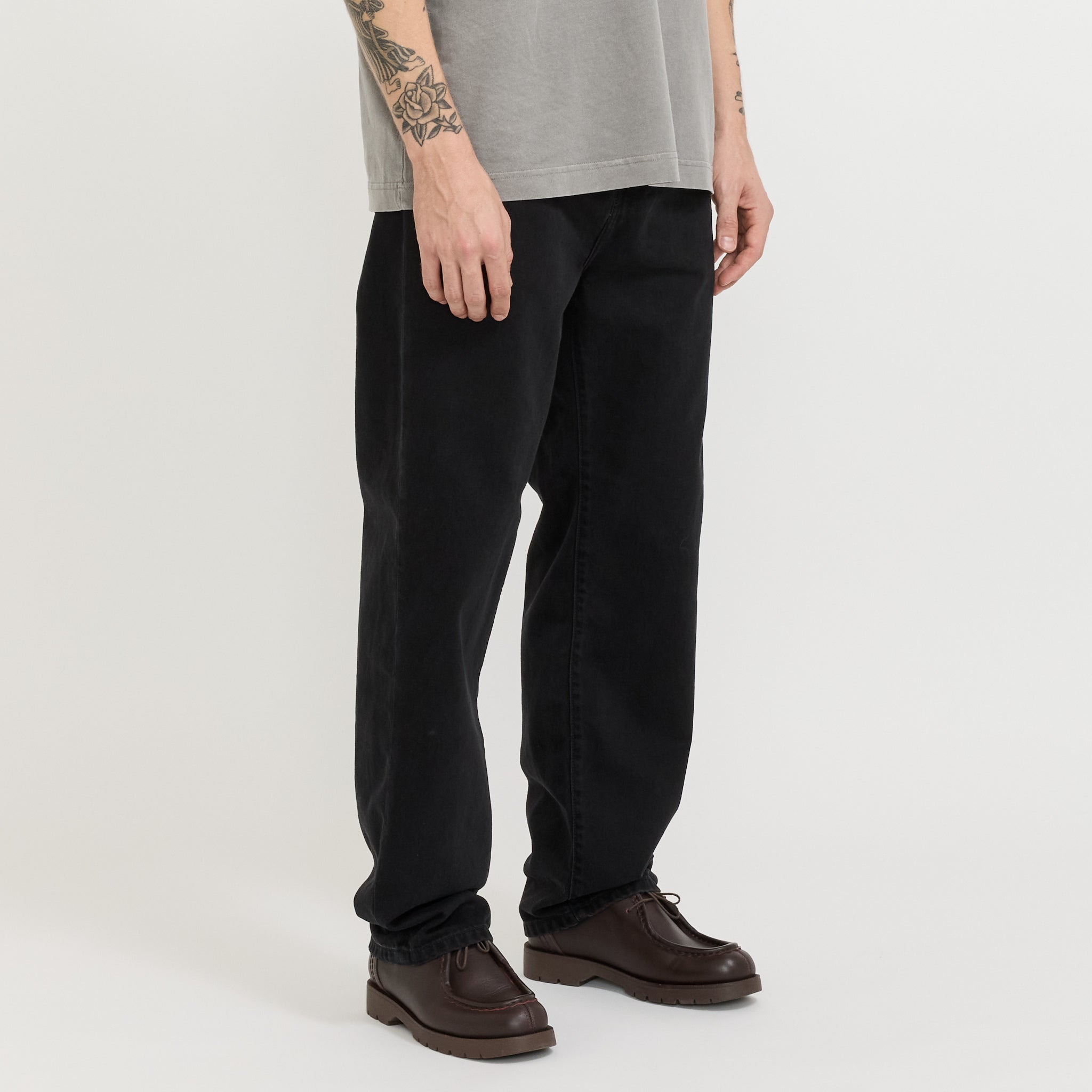 Aaron Pant Black Stone Washed