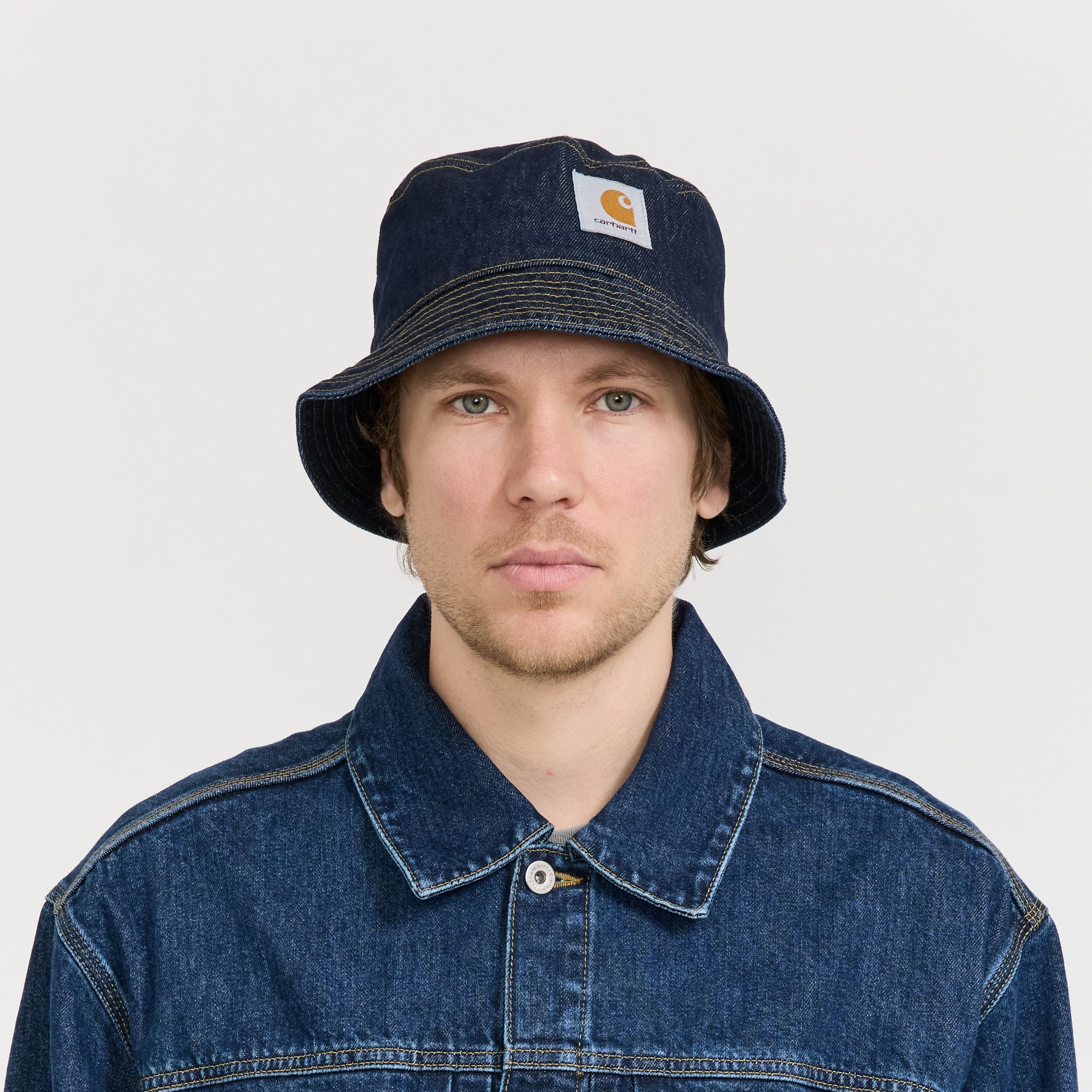 Belmar Bucket Hat Blue Rinsed