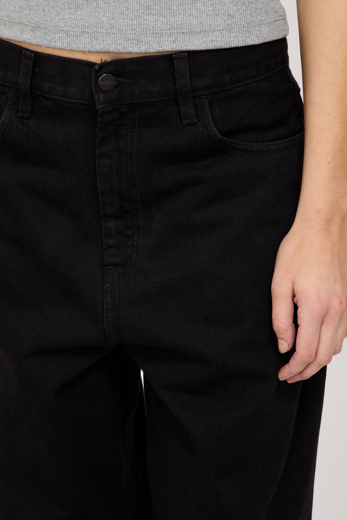 Carhartt WIP | Women's Brandon Pant Black Rinsed | Maplestore