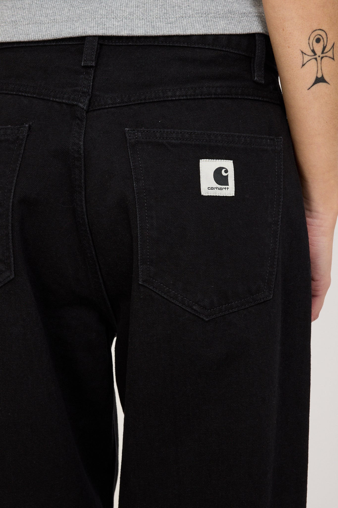 Carhartt WIP | Women's Brandon Pant Black Rinsed | Maplestore