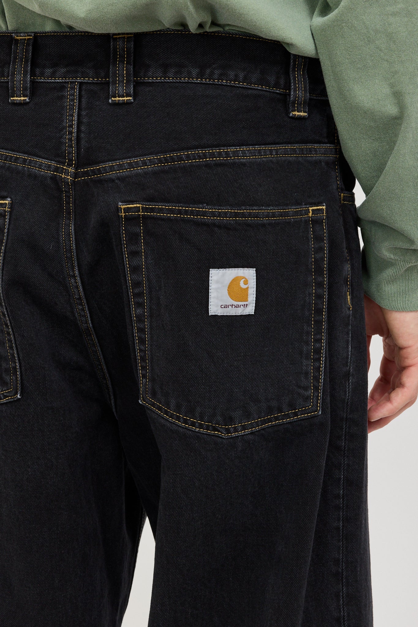 Carhartt WIP | Brandon Pant Black Stone Washed | Maplestore