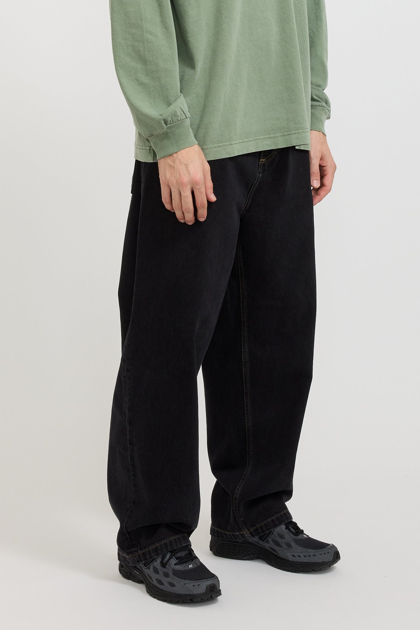 Carhartt WIP | Brandon Pant Black Stone Washed | Maplestore