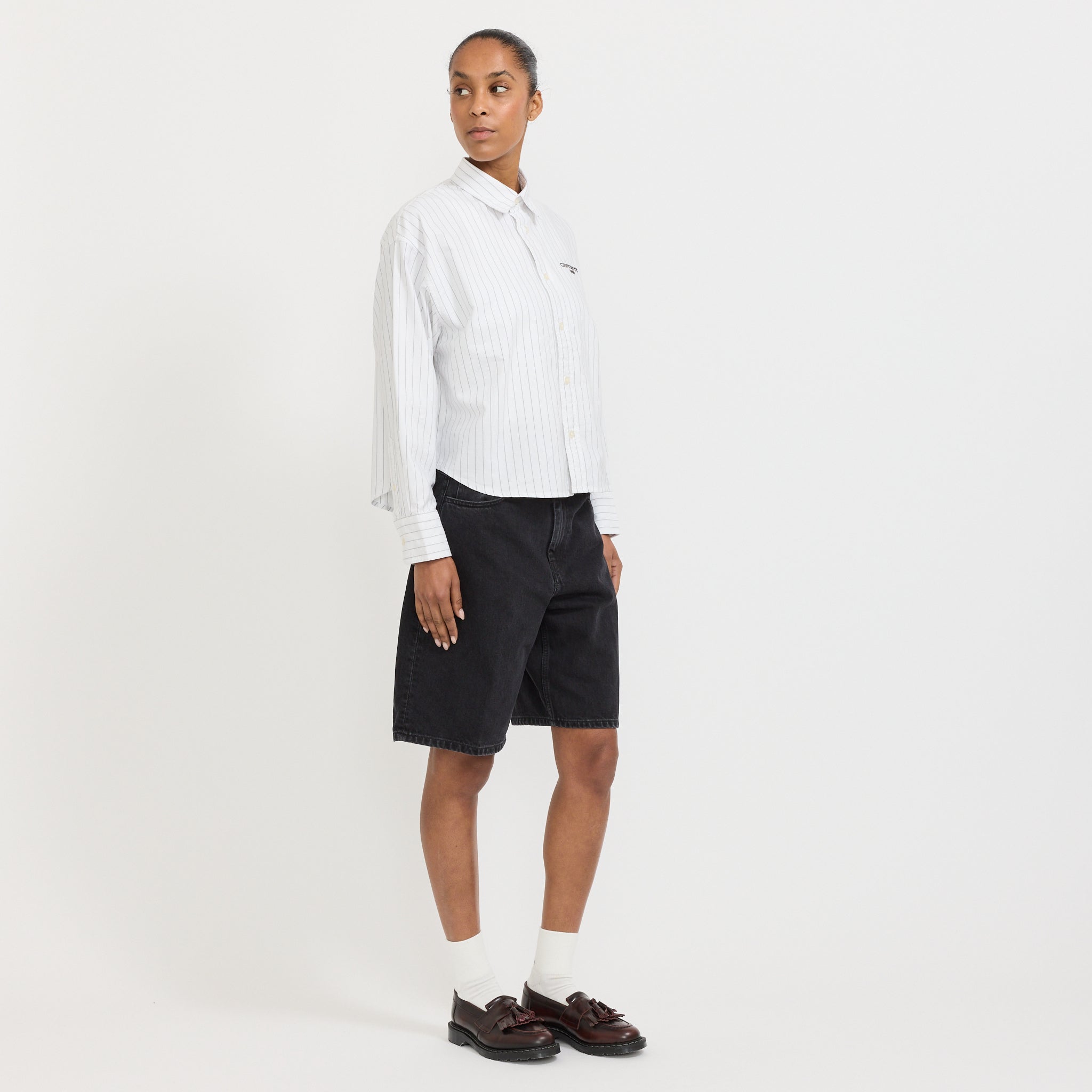 Women's Brandon Short Black Stone Washed