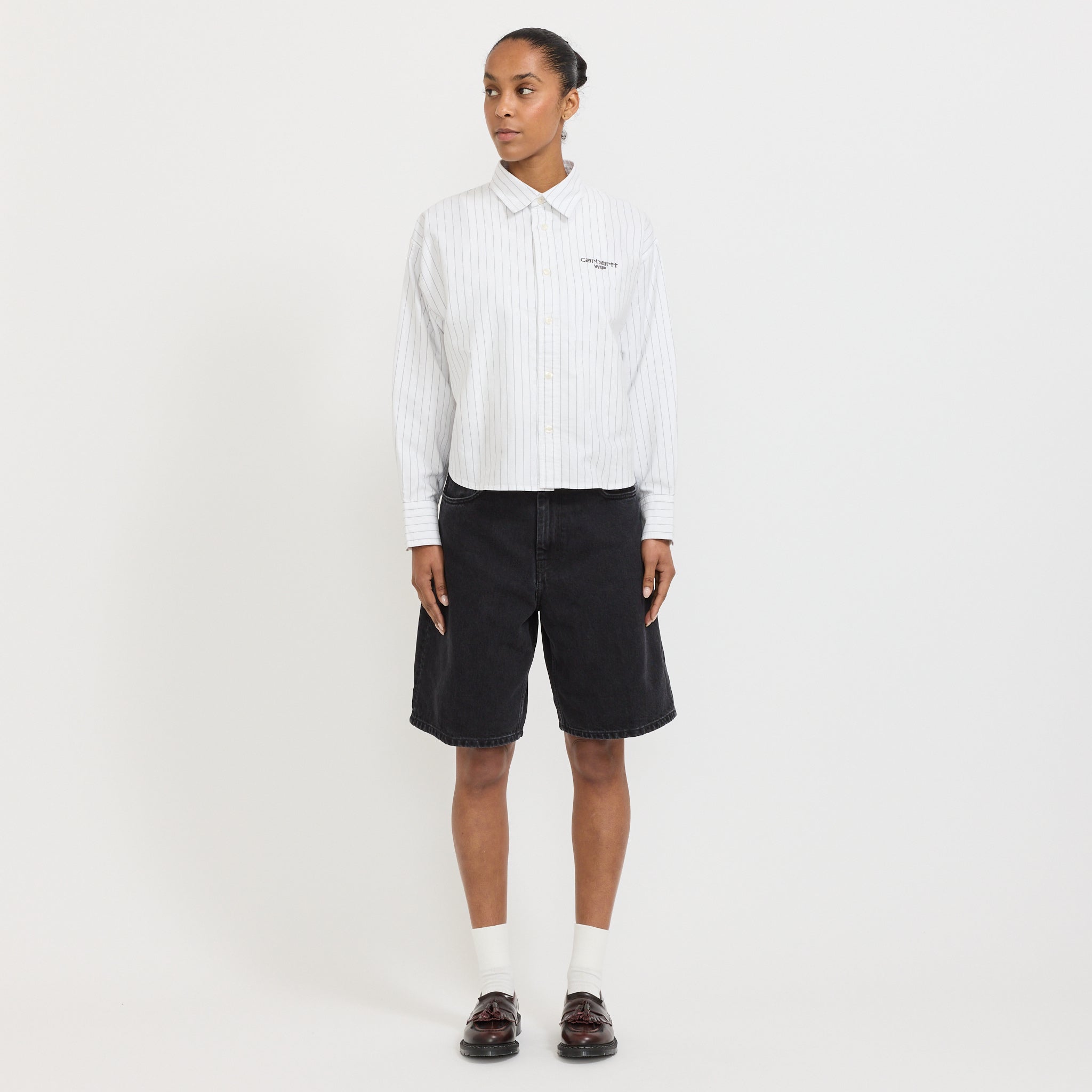Women's Brandon Short Black Stone Washed
