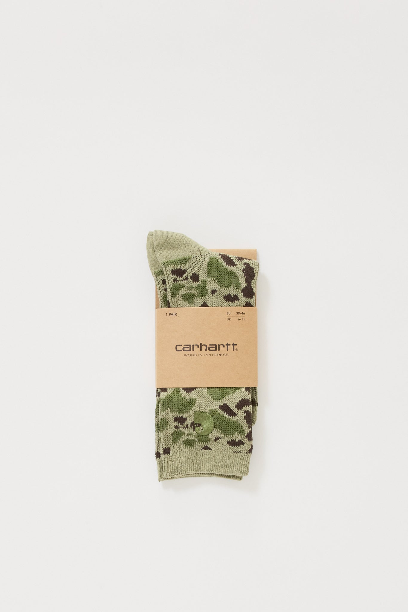 Carhartt WIP | Camo Socks Camo Duck Jacquard Green | Maplestore