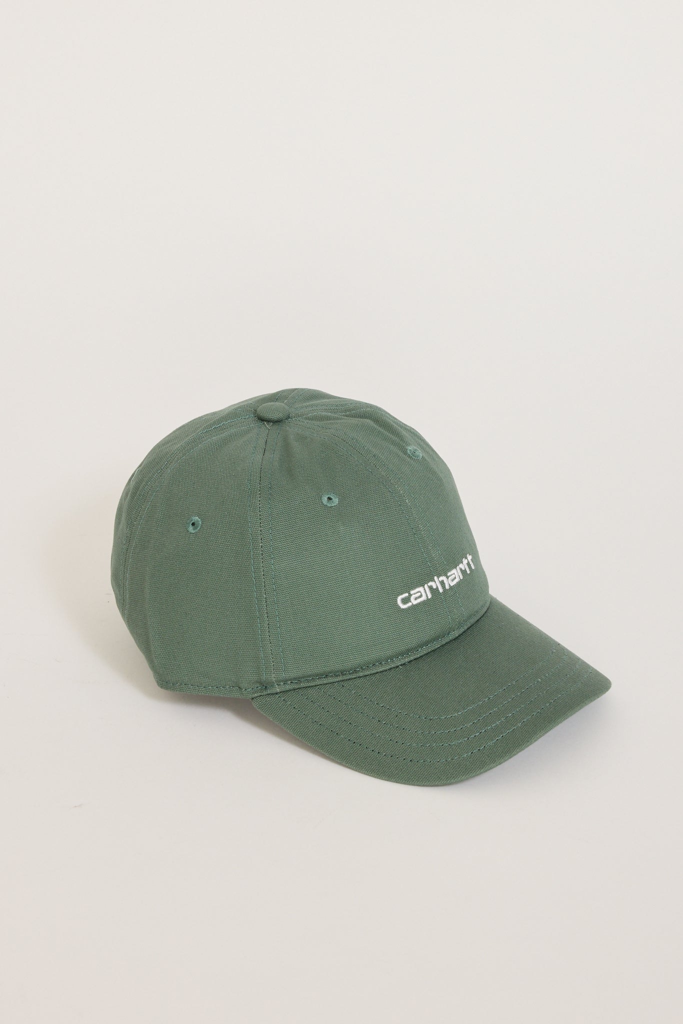 Carhartt WIP | Canvas Script Cap Park/White | Maplestore