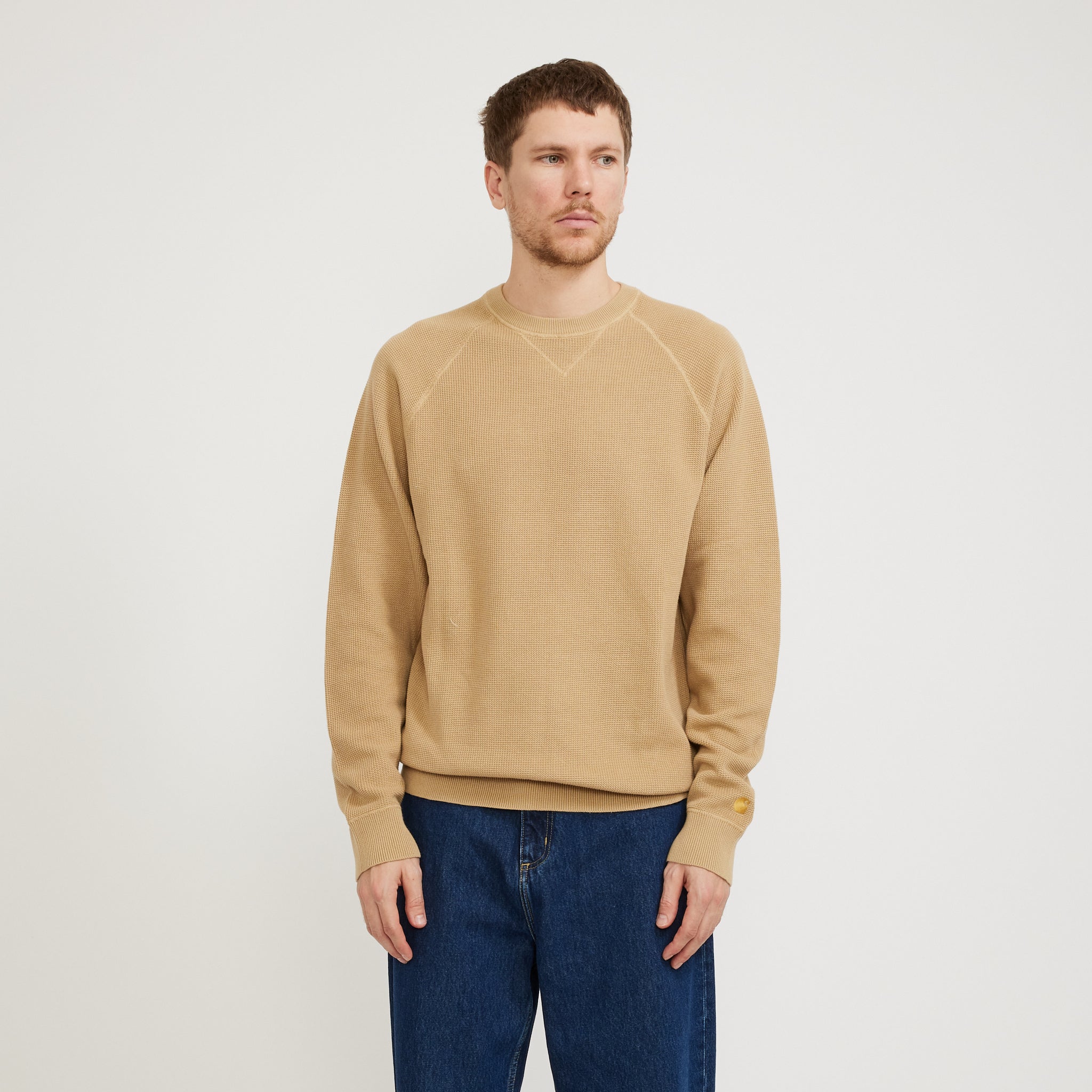 Carhartt WIP | Chase Sweater Sable/Gold | Maplestore