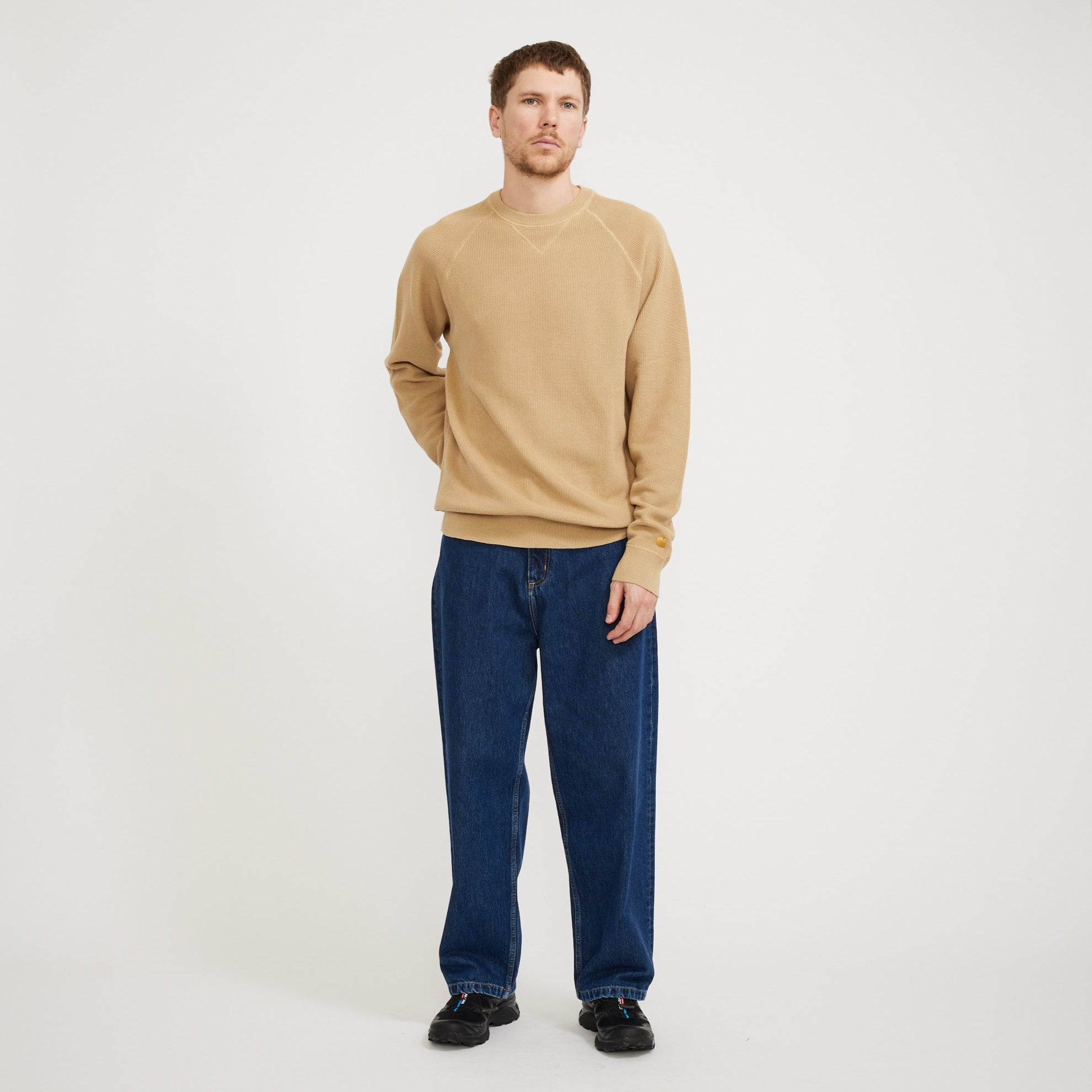 Carhartt WIP | Chase Sweater Sable/Gold | Maplestore