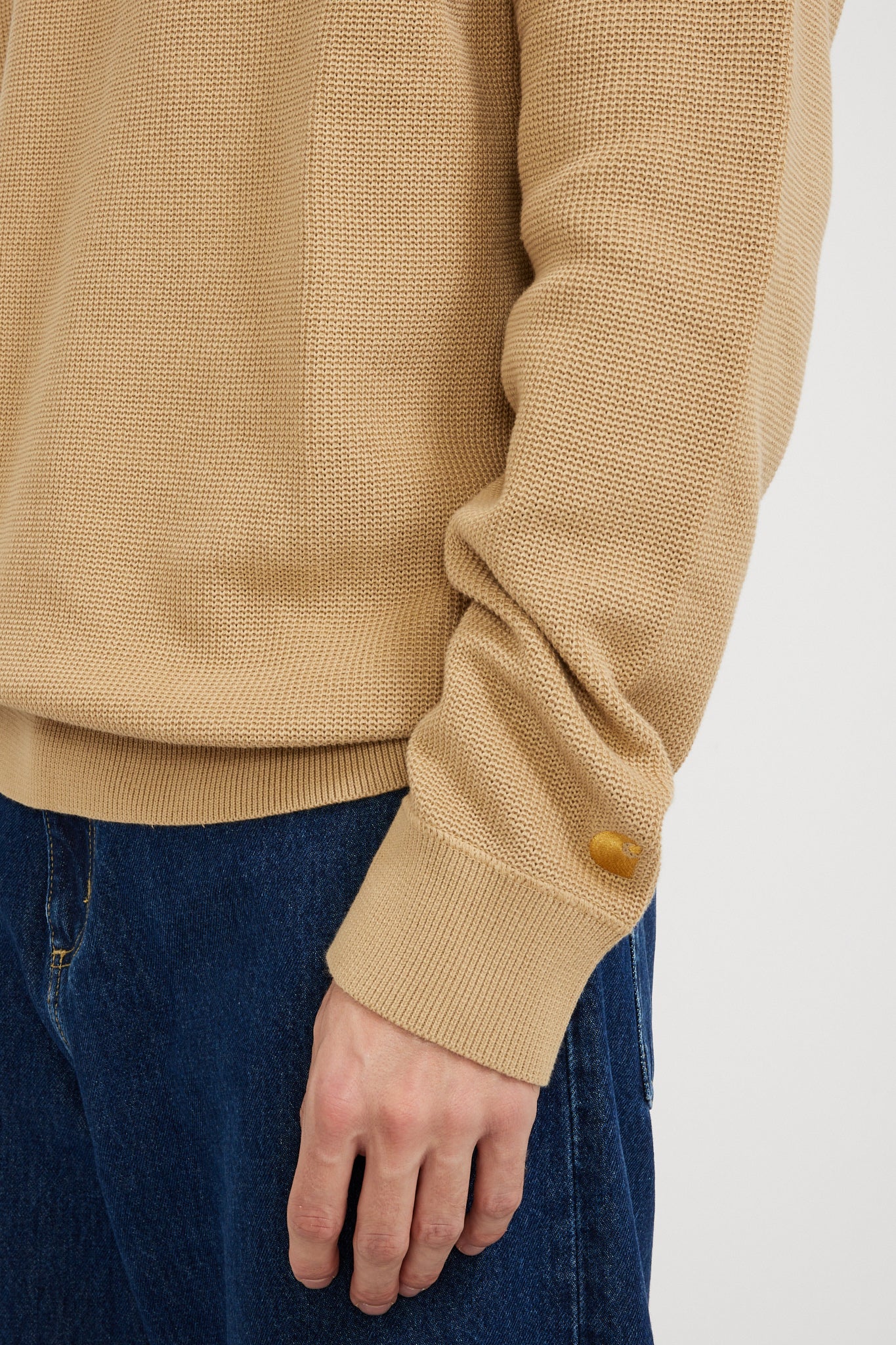 Carhartt WIP | Chase Sweater Sable/Gold | Maplestore