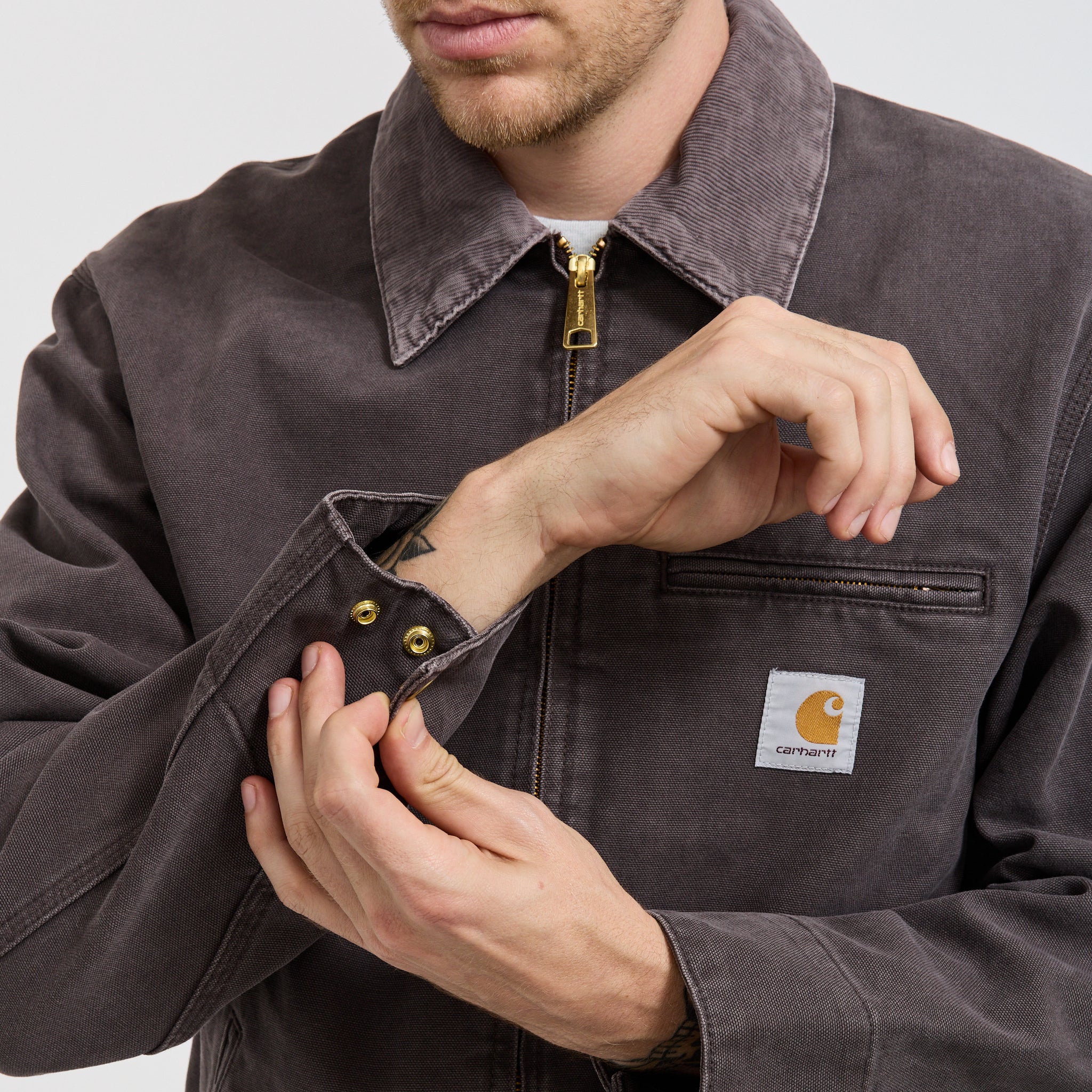 Detroit Jacket Shale/Shale Stone Canvas