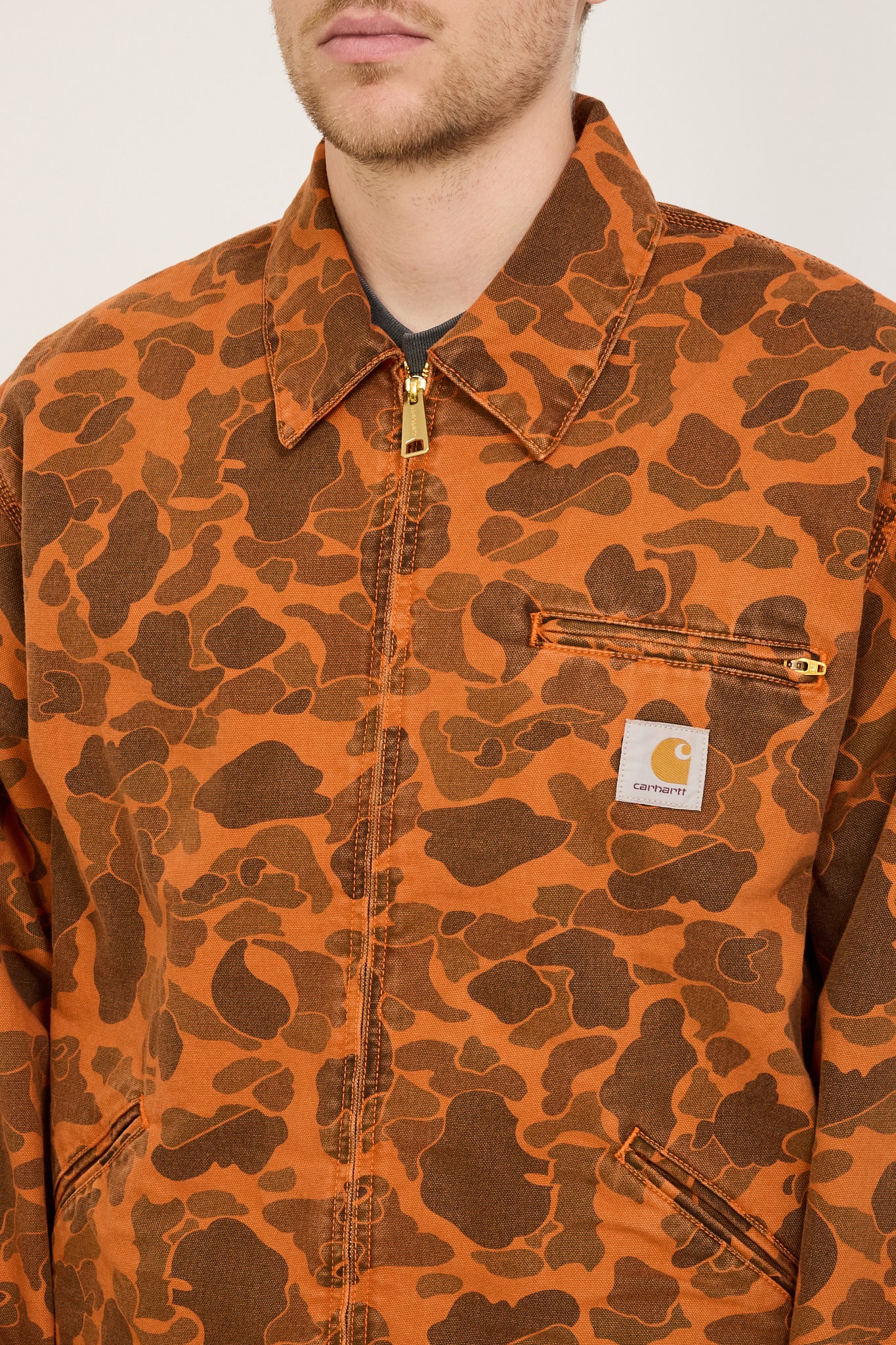 Duck Detroit Jacket Camo Duck Green/Tumeric