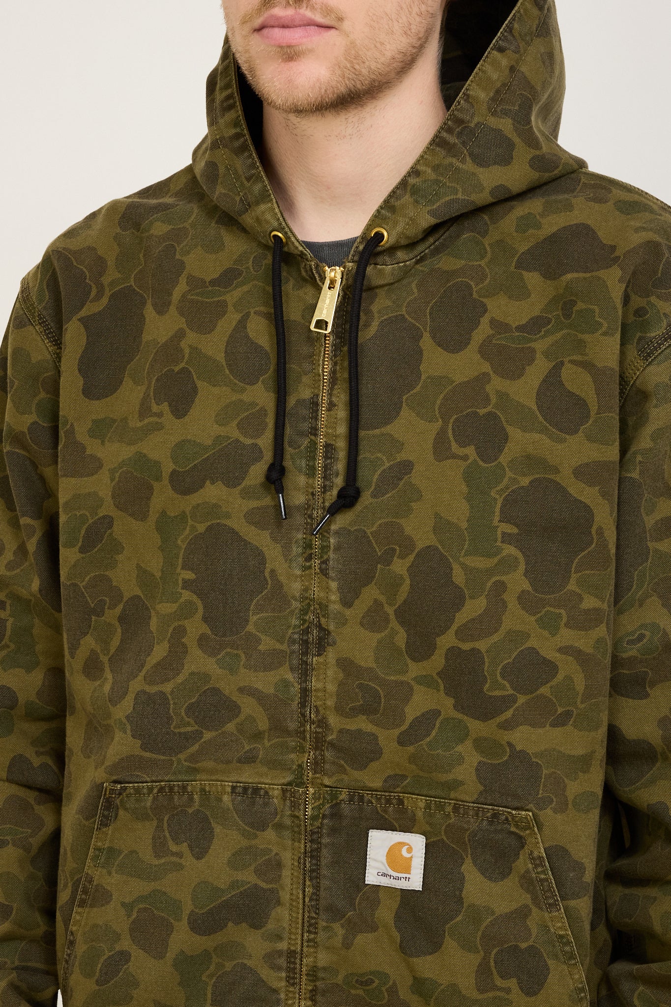 Carhartt WIP | Duck Active Jacket Camo Duck Green/Green | Maplestore