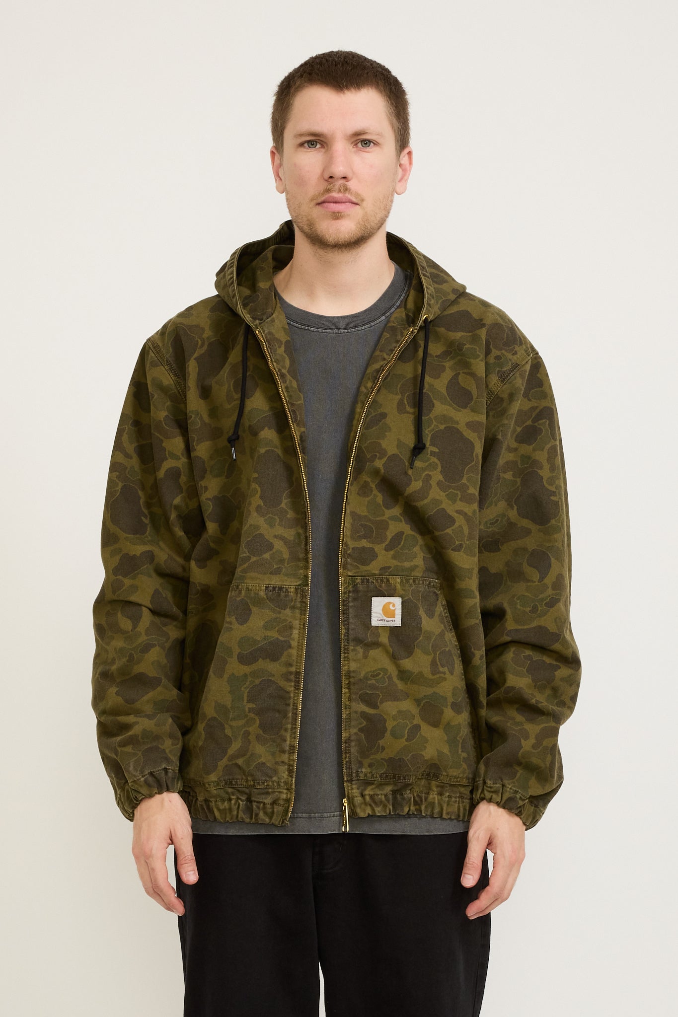 Carhartt WIP | Duck Active Jacket Camo Duck Green/Green | Maplestore