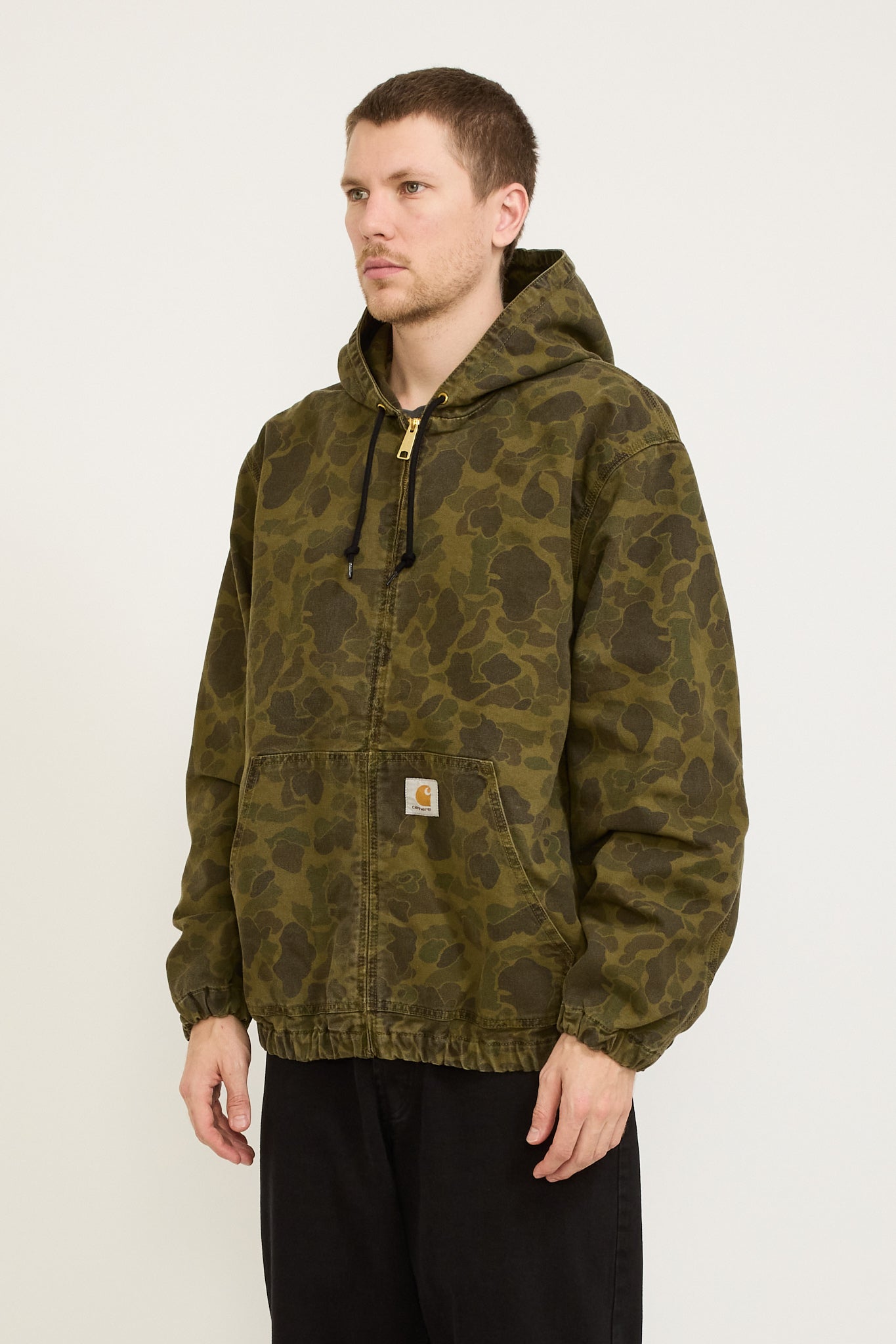 Carhartt WIP | Duck Active Jacket Camo Duck Green/Green | Maplestore