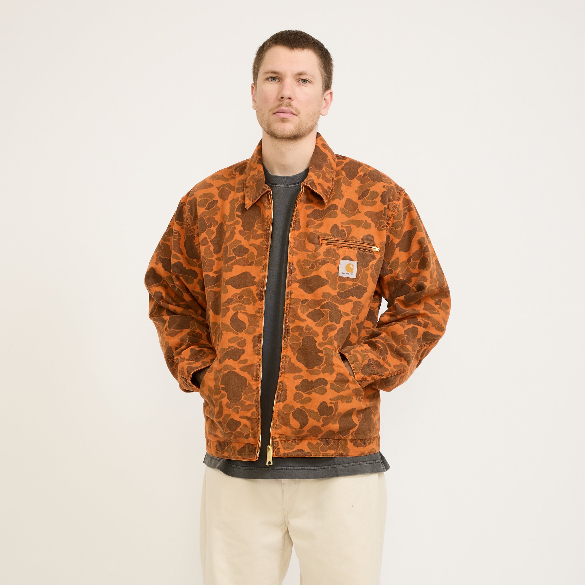Duck Detroit Jacket Camo Duck Green/Tumeric