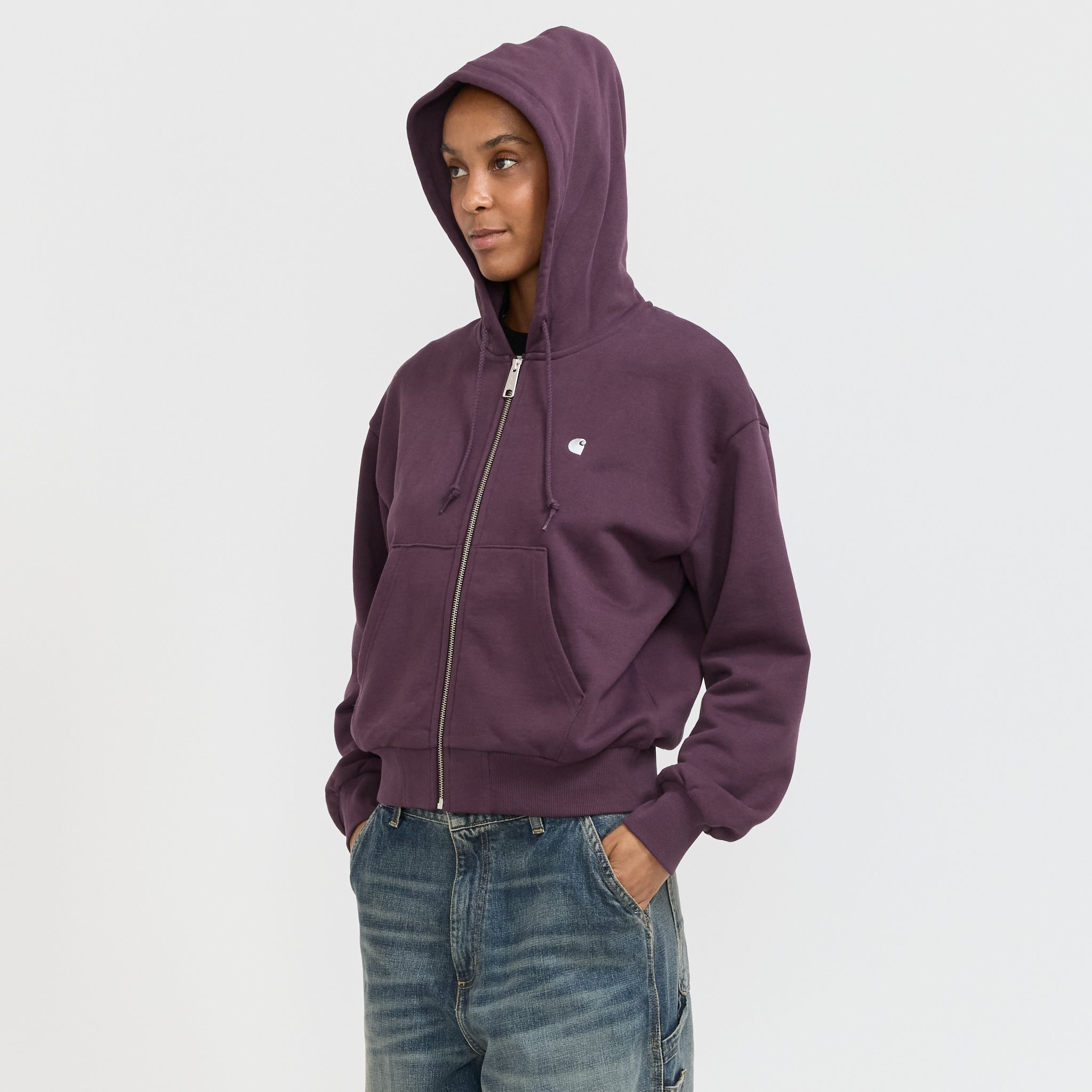 Carhartt WIP | Women's Hooded Casey Jacket Cozy Purple/Silver | Maplestore