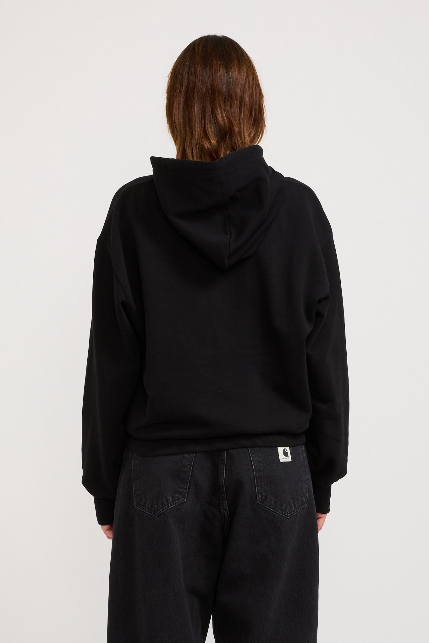 Carhartt WIP | Hooded Casey Sweatshirt Black/Silver | Maplestore