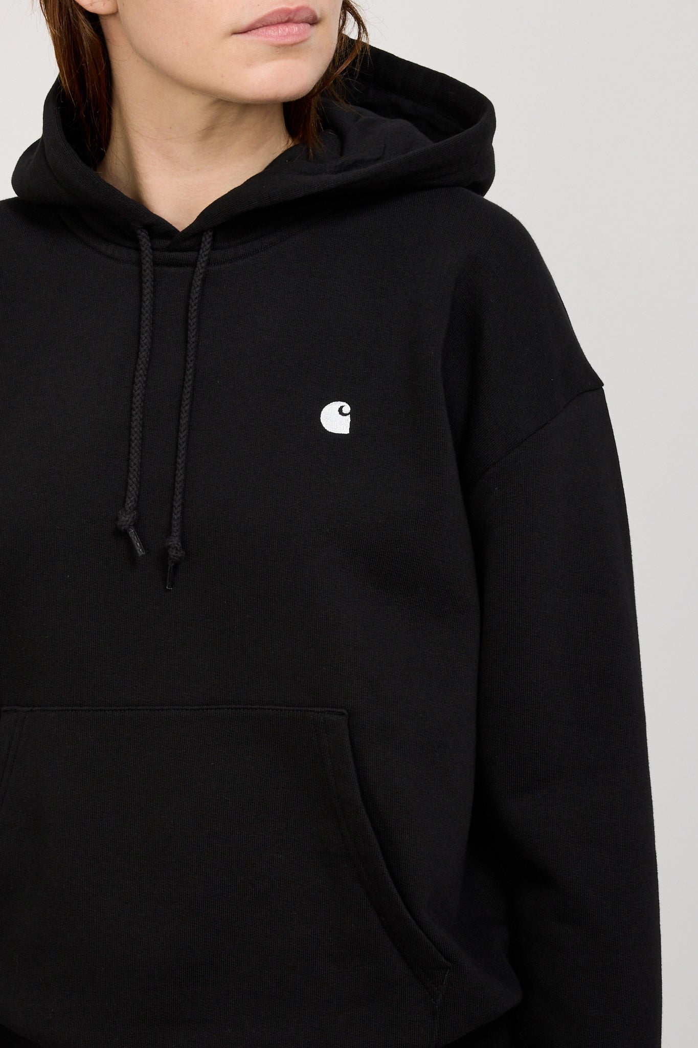 Carhartt WIP | Hooded Casey Sweatshirt Black/Silver | Maplestore