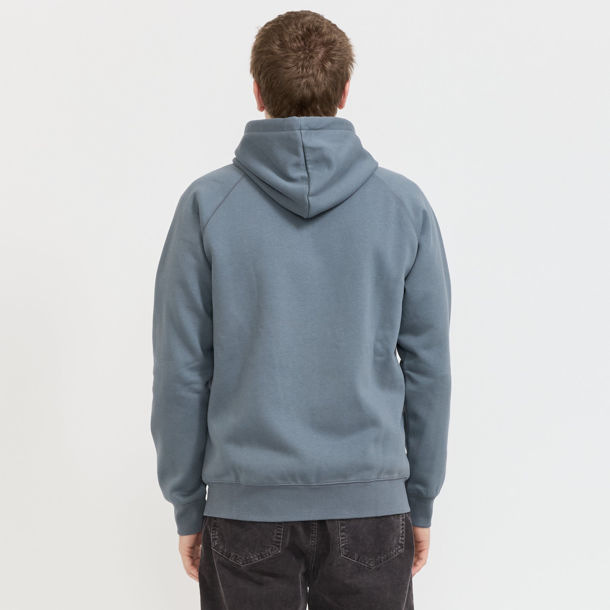 Carhartt WIP | Hooded Chase Jacket Cozy Blue/Gold | Maplestore