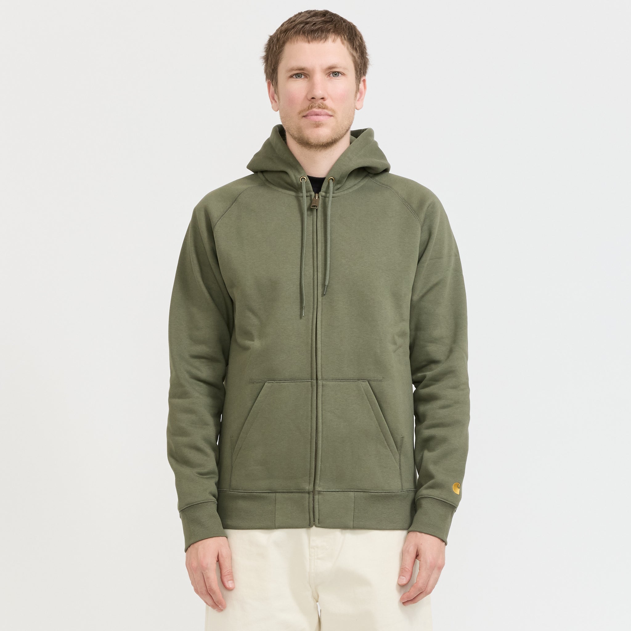 Carhartt WIP | Hooded Chase Jacket Leaf/Gold | Maplestore