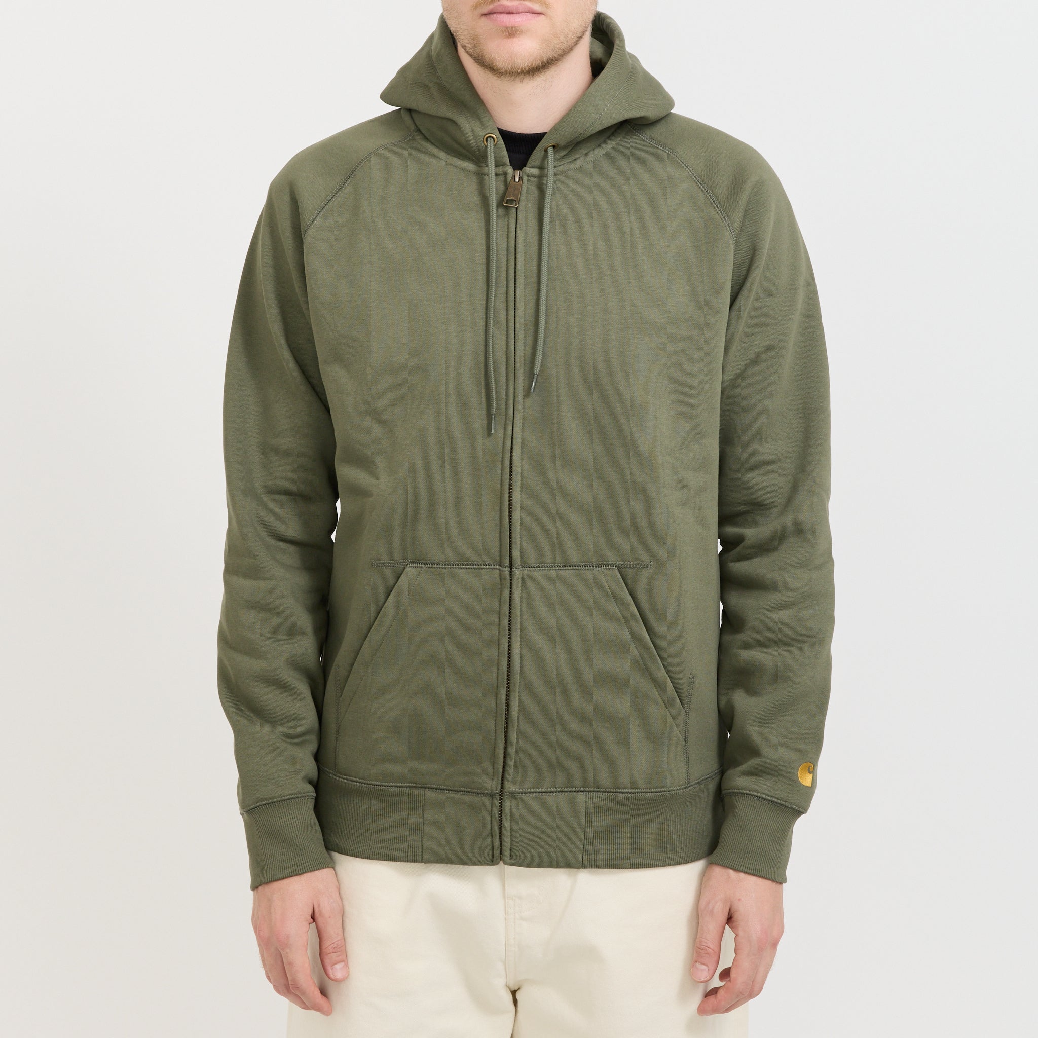 Carhartt WIP | Hooded Chase Jacket Leaf/Gold | Maplestore