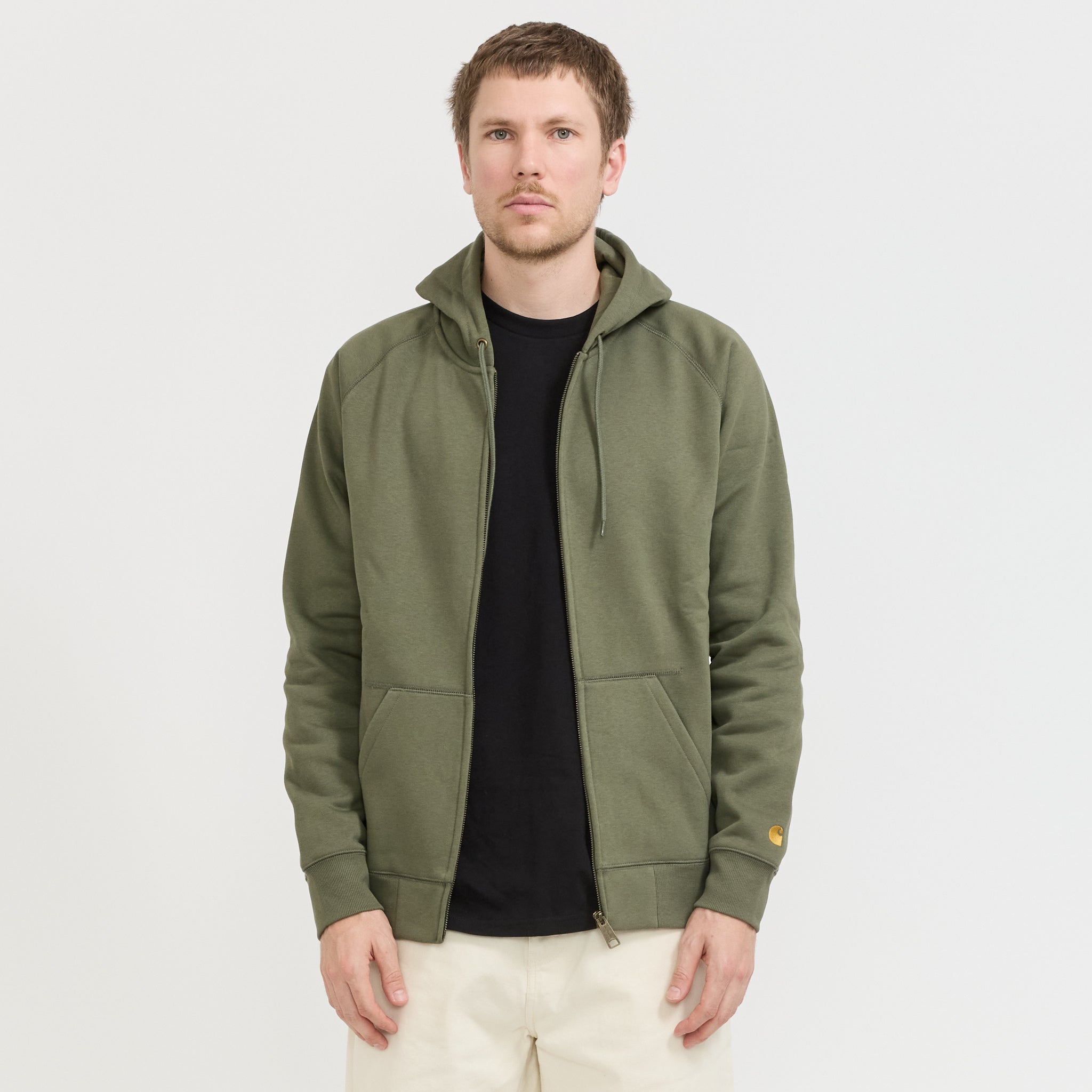 Carhartt WIP | Hooded Chase Jacket Leaf/Gold | Maplestore
