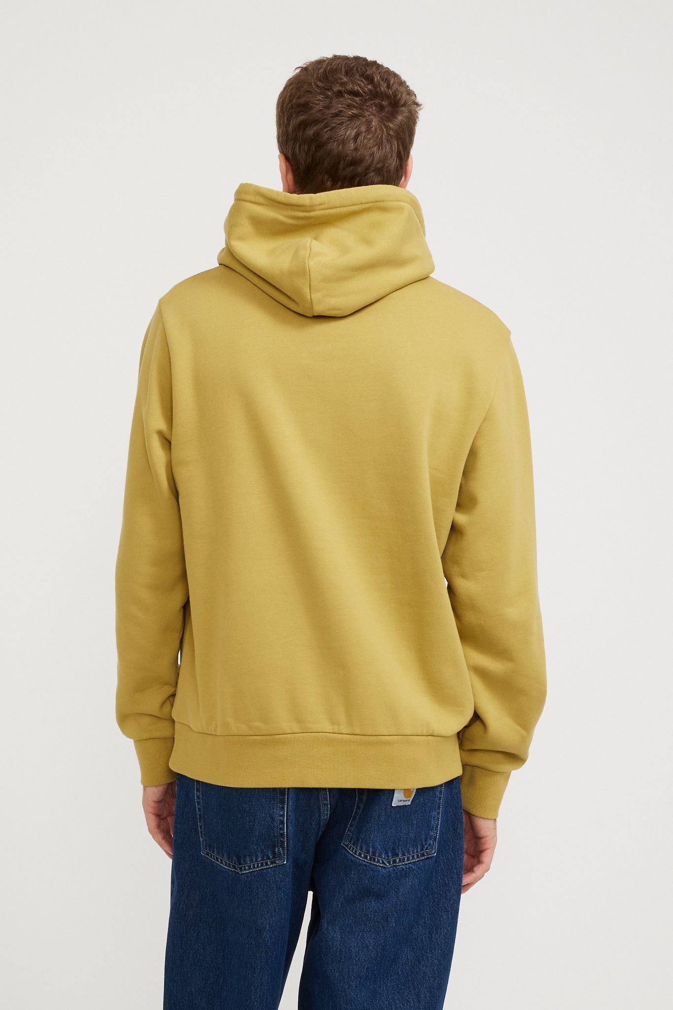 Carhartt WIP | Hooded Script Embroidery Sweat Agate/White | Maplestore