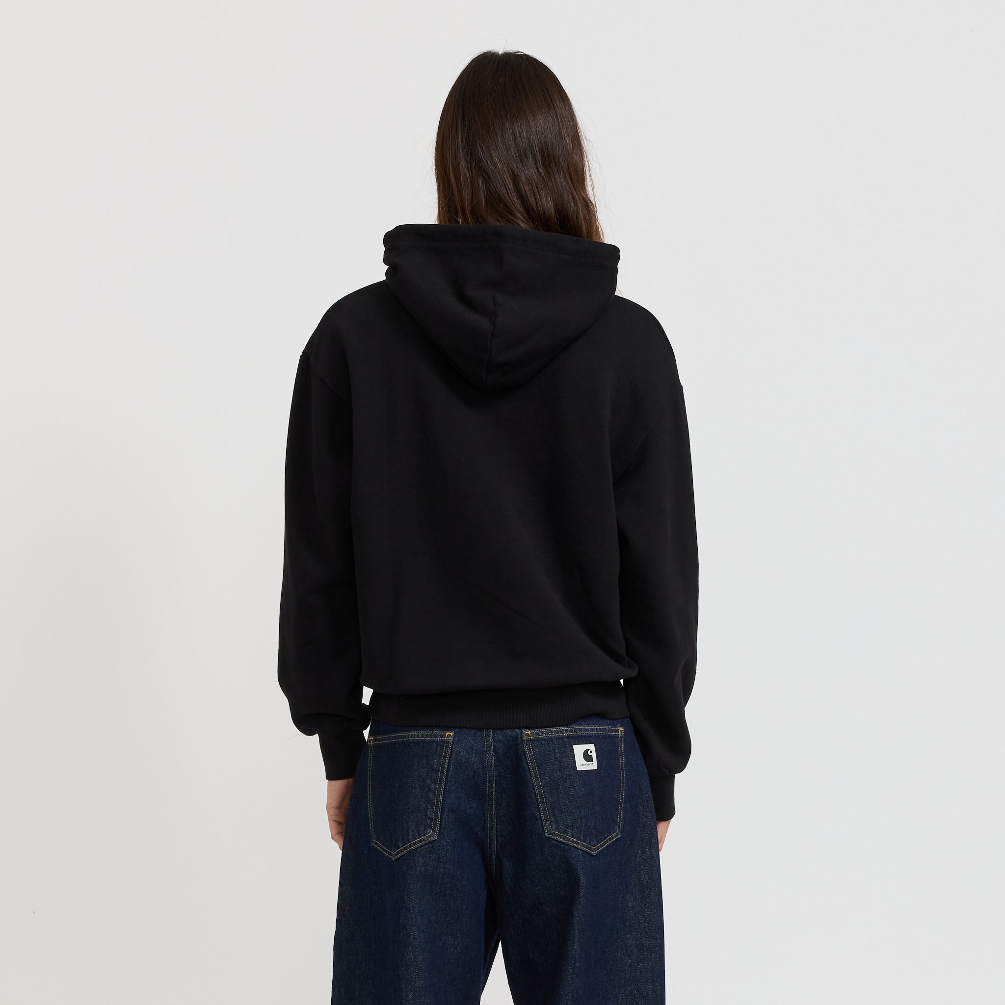 Hooded Casey Sweatshirt Black/Silver