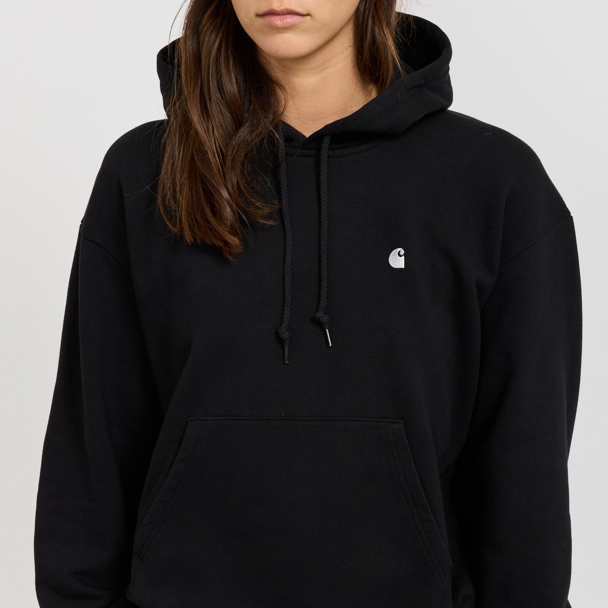 Hooded Casey Sweatshirt Black/Silver