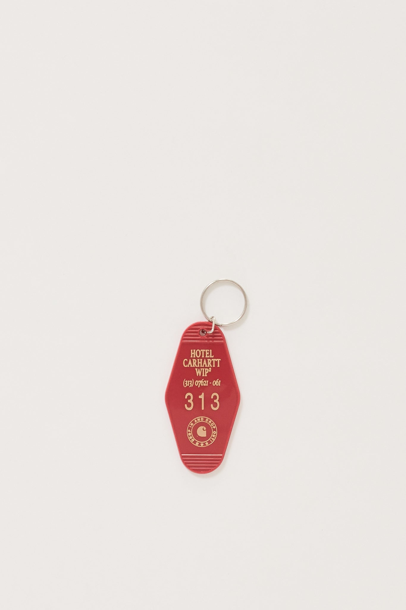 Hotel Keys Keychain Scarlet/Winter Spice