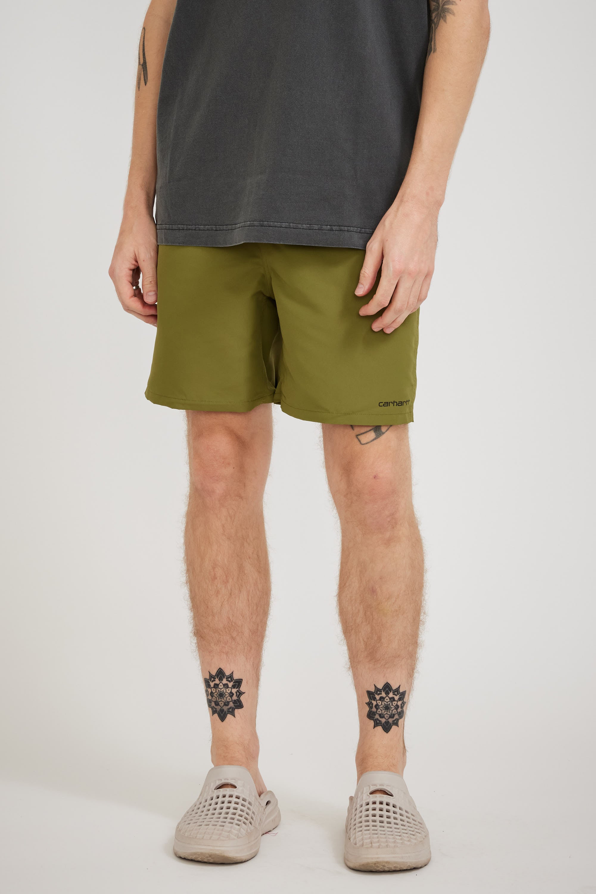 Carhartt WIP | Island Swim Trunks Kiwi/Black | Maplestore