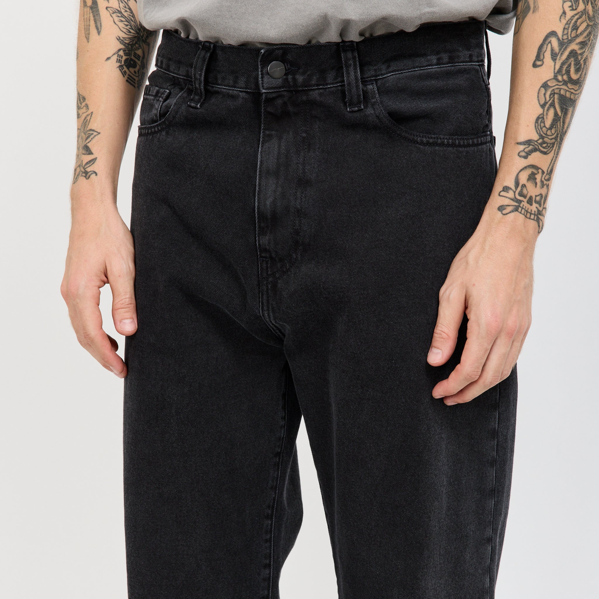 Landon Pant Black Stone Washed