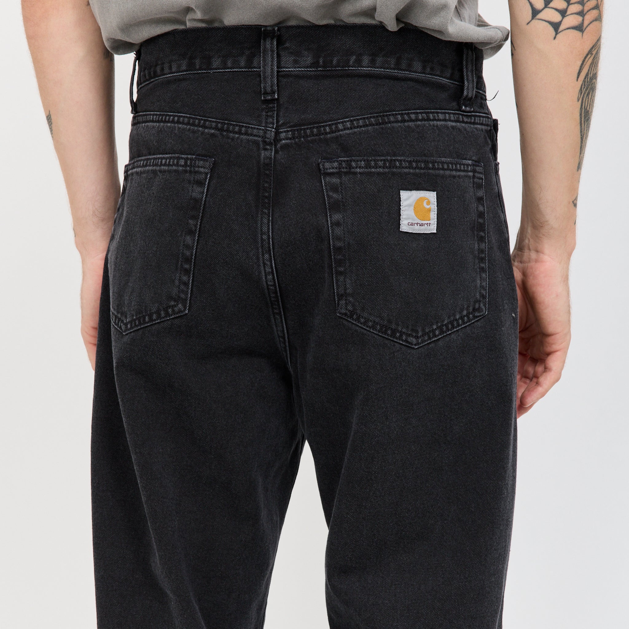 Landon Pant Black Stone Washed