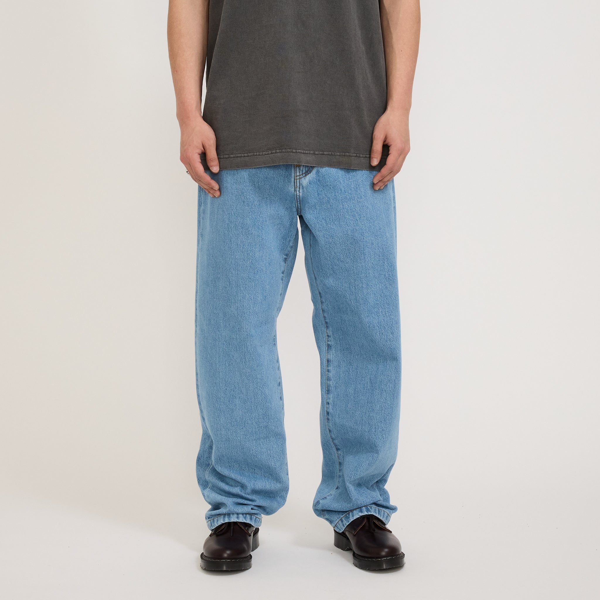 Carhartt WIP Landon Pant Blue Heavy Stone Wash Maplestore