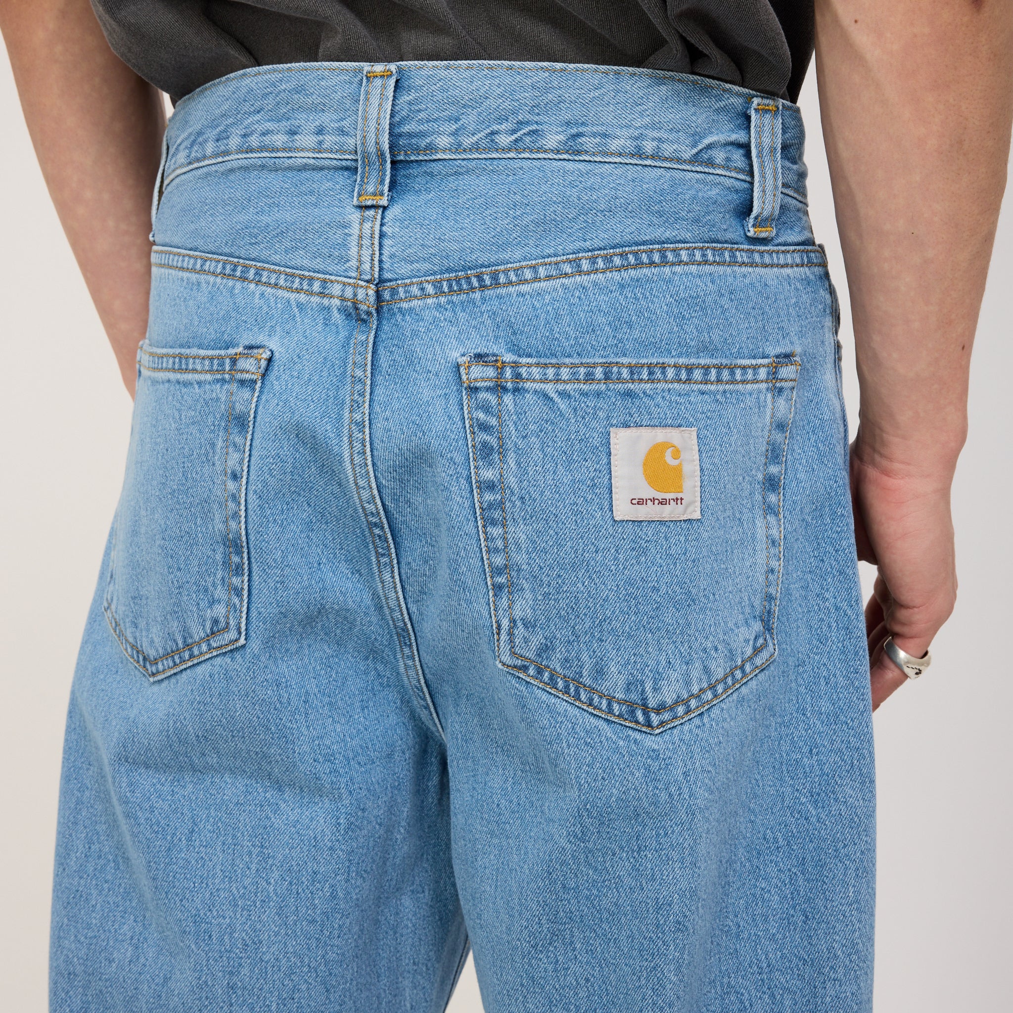 Landon Pant Blue Heavy Stone Wash