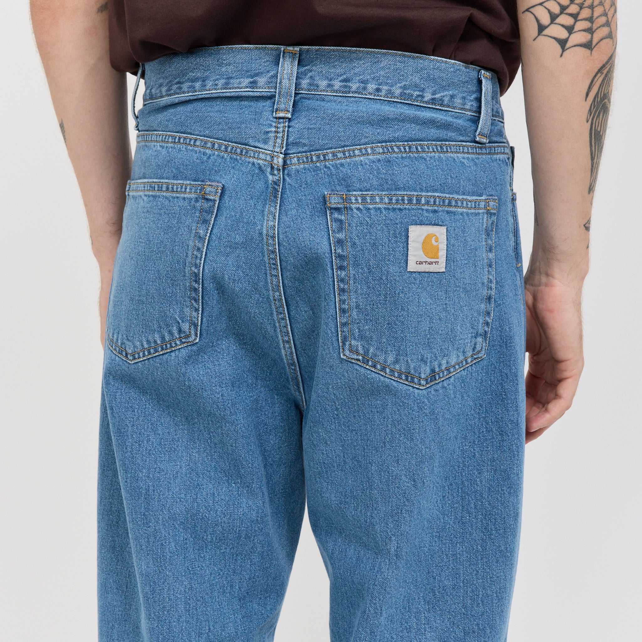 Landon Pant Blue Heavy Stone Wash