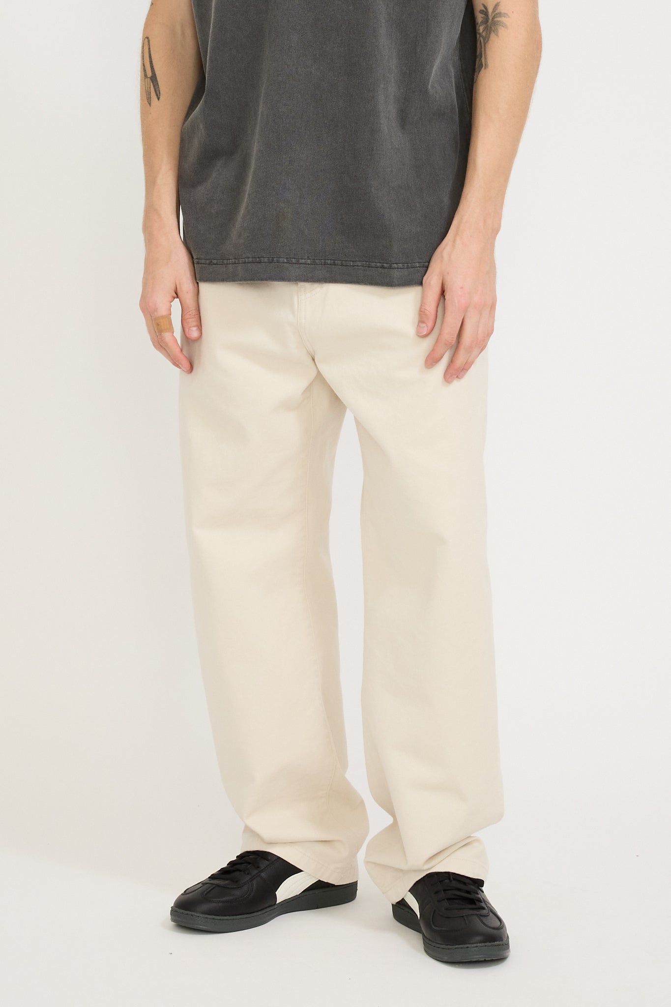 Carhartt WIP | Landon Pant Moonbeam Rinsed | Maplestore