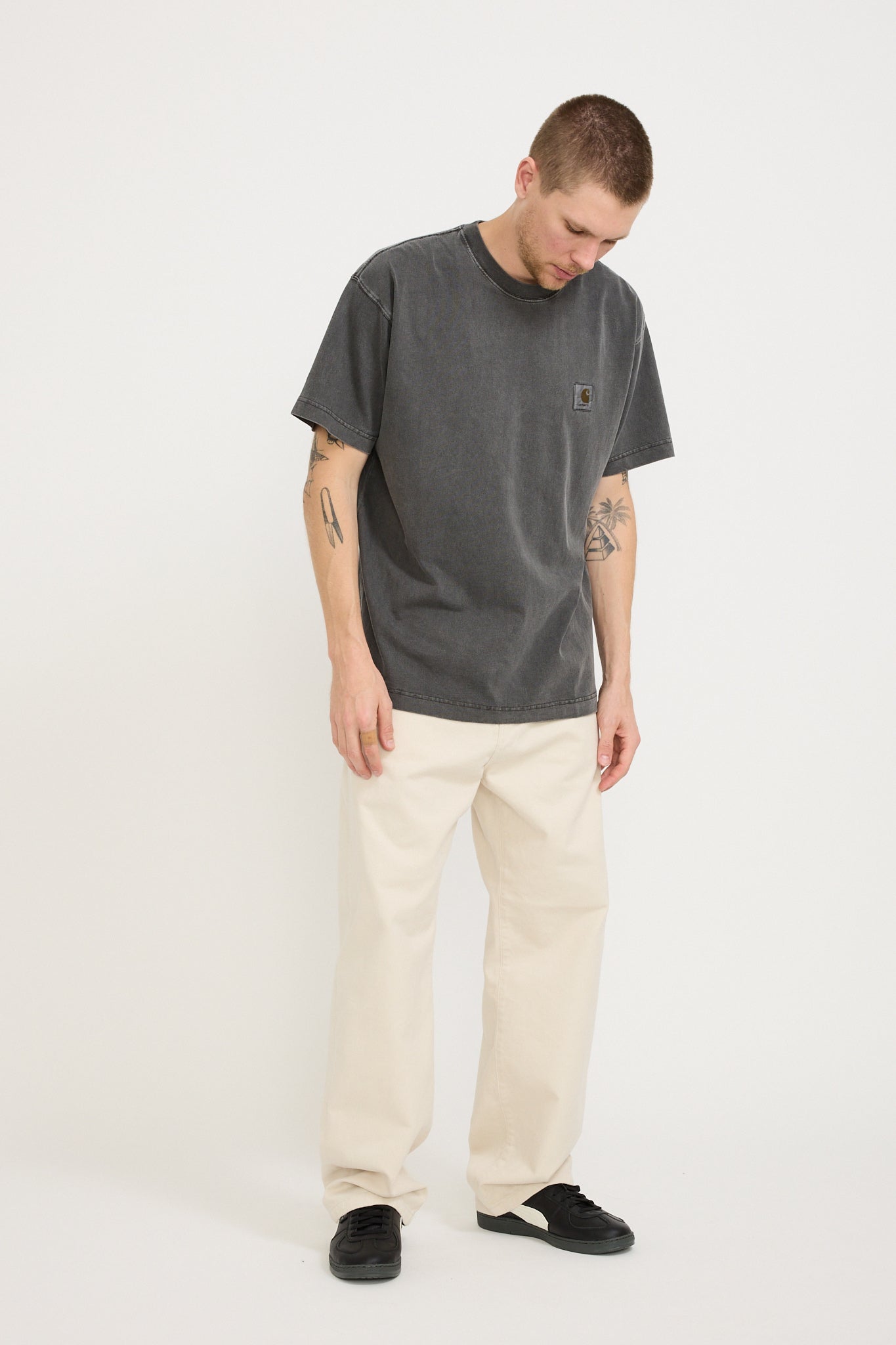 Carhartt WIP | Landon Pant Moonbeam Rinsed | Maplestore