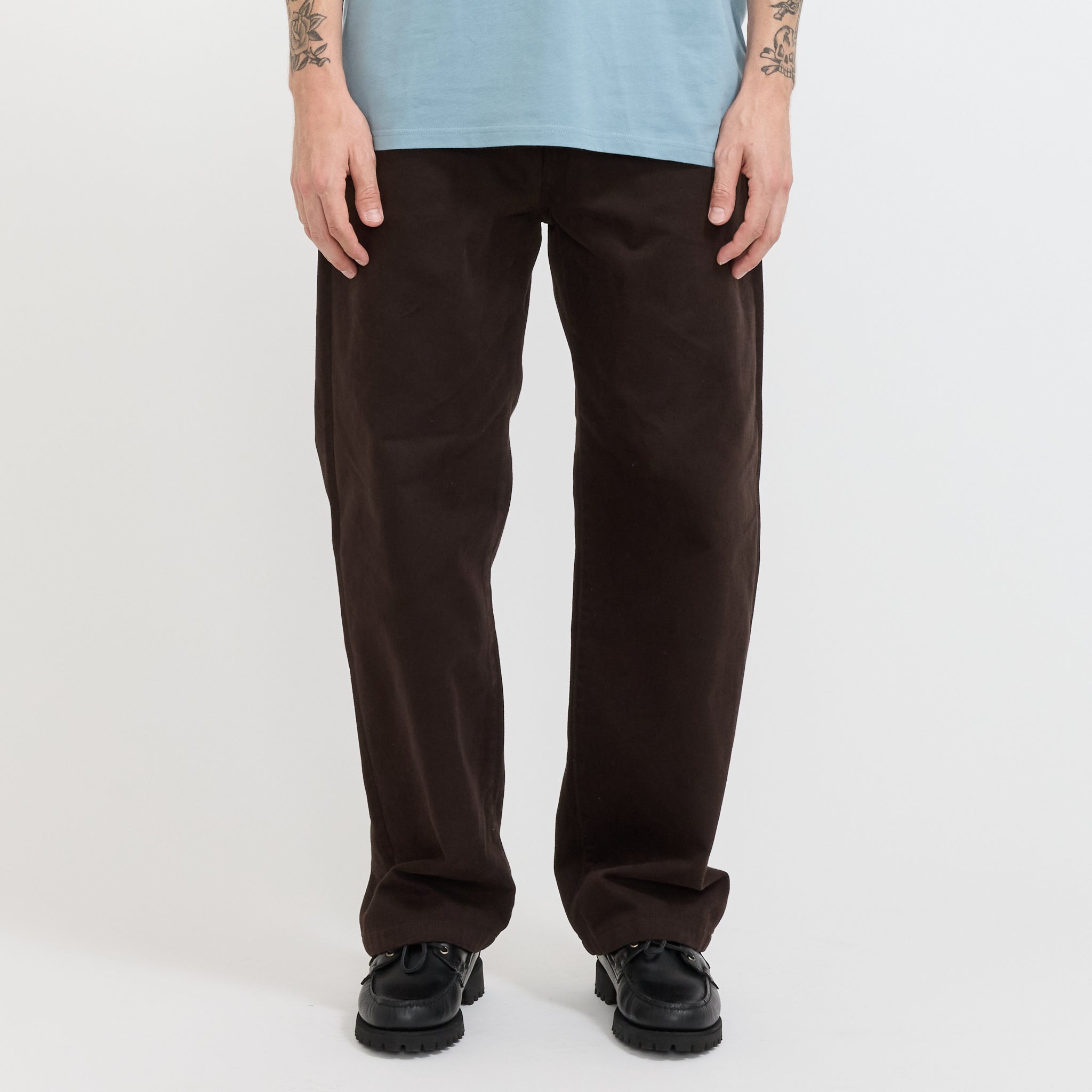 Landon Pant Tobacco Rinsed