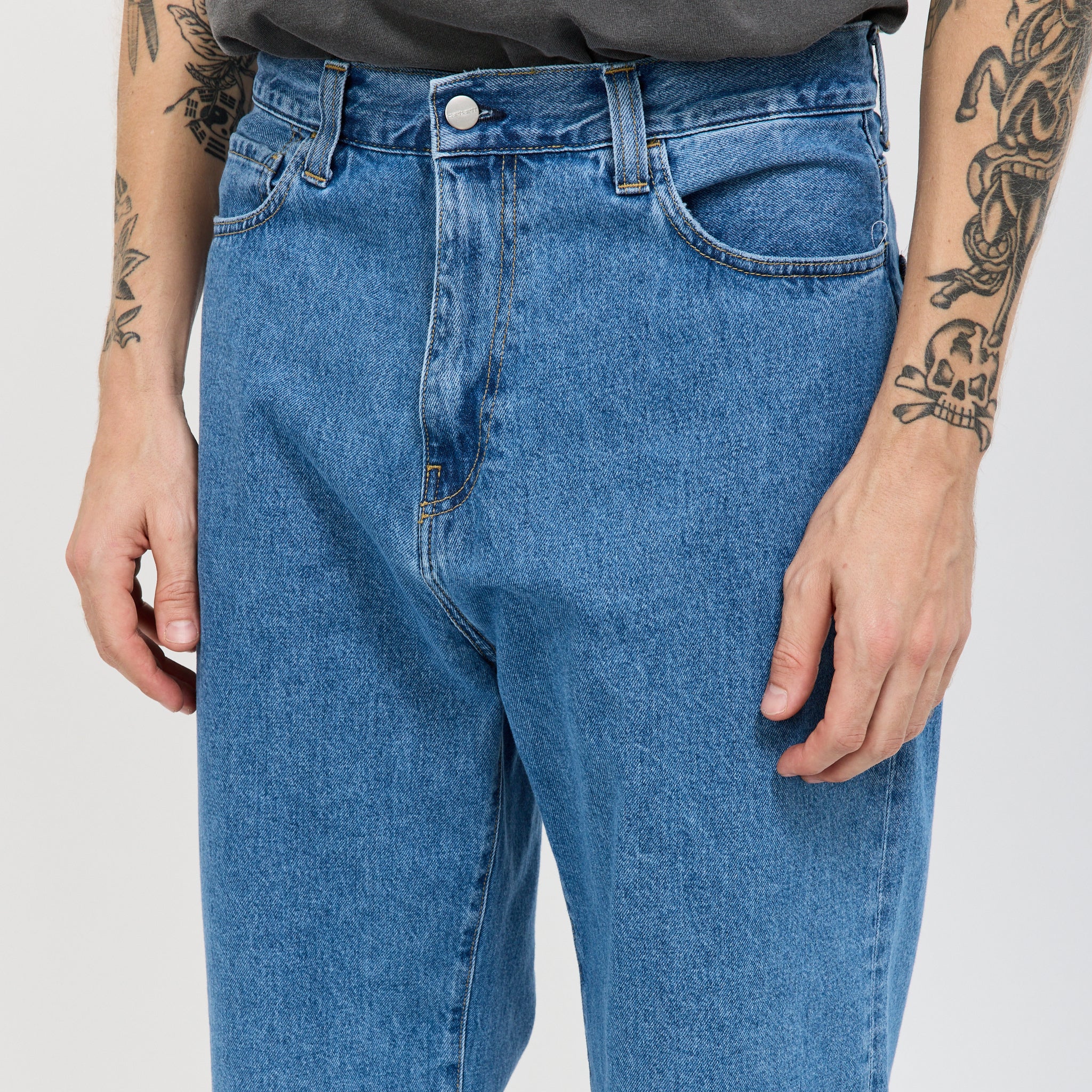 Carhartt WIP | Landon Pant Blue Heavy Stone Wash | Maplestore