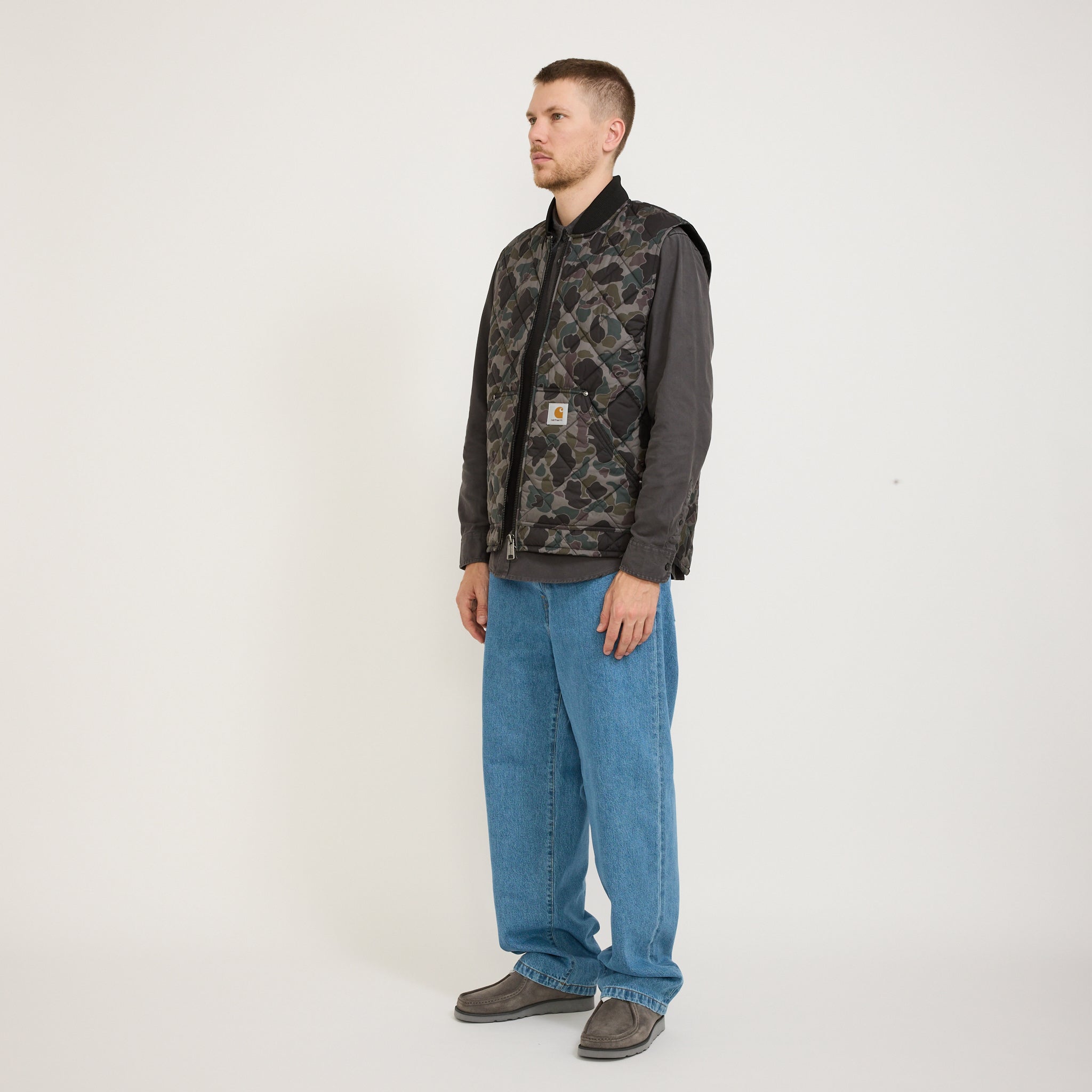 Carhartt WIP | Myton Vest Liner Camo Duck/Grey | Maplestore