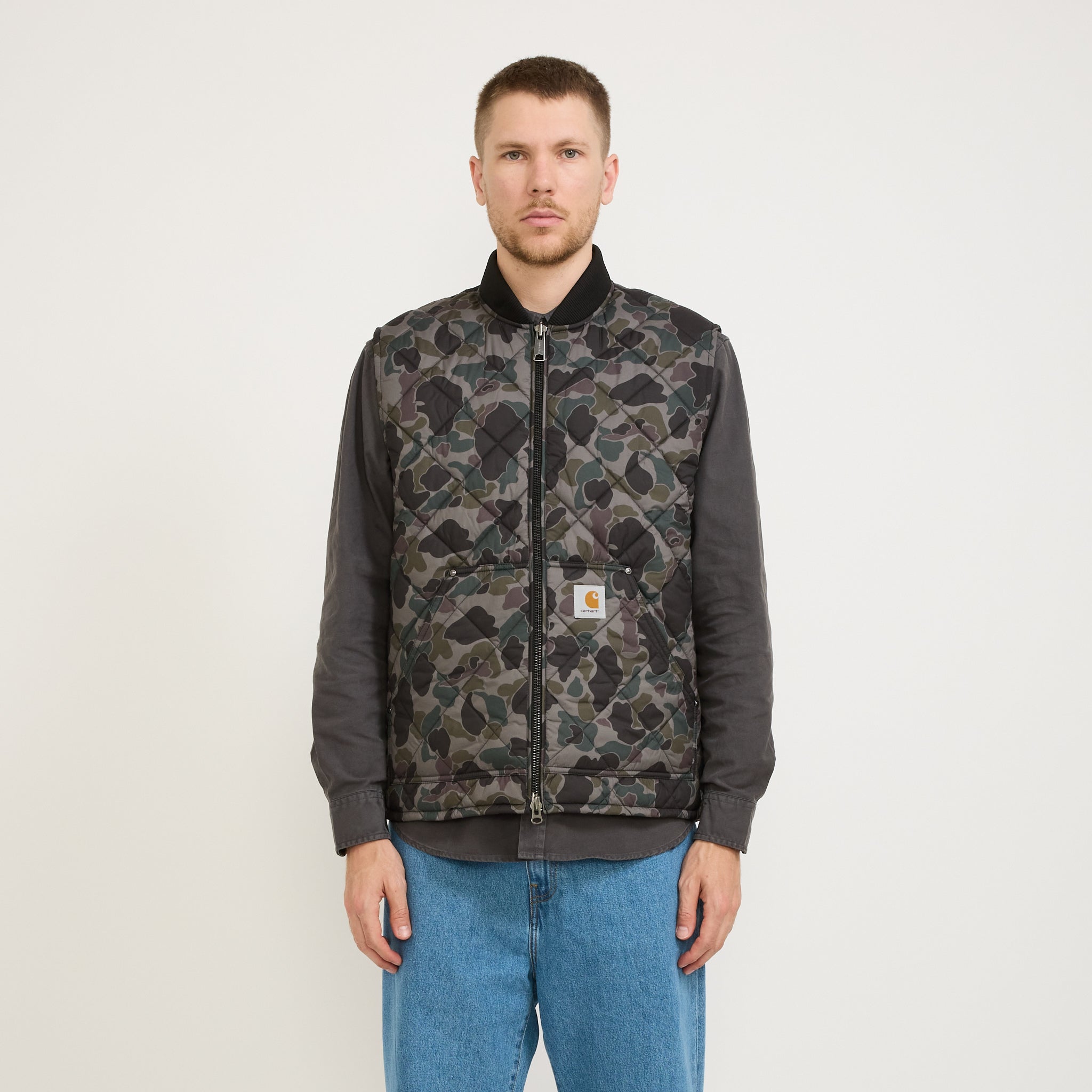 Carhartt WIP | Myton Vest Liner Camo Duck/Grey | Maplestore