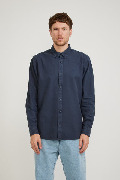 Carhartt WIP | L/S Bolton Shirt Blue | Maplestore
