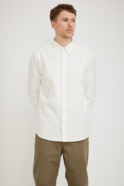 Carhartt WIP | L/S Bolton Shirt White | Maplestore